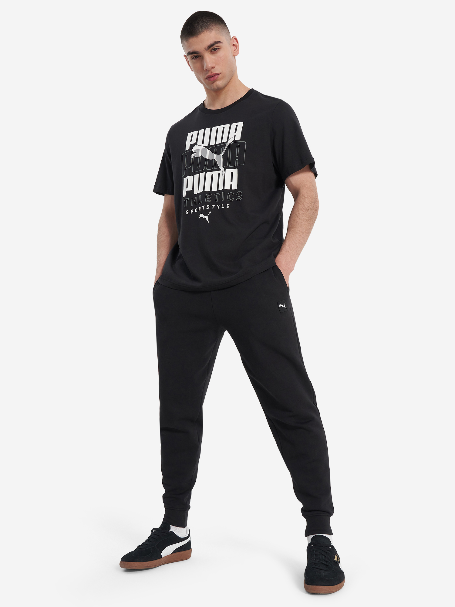 фото Футболка мужская puma graphic, черный