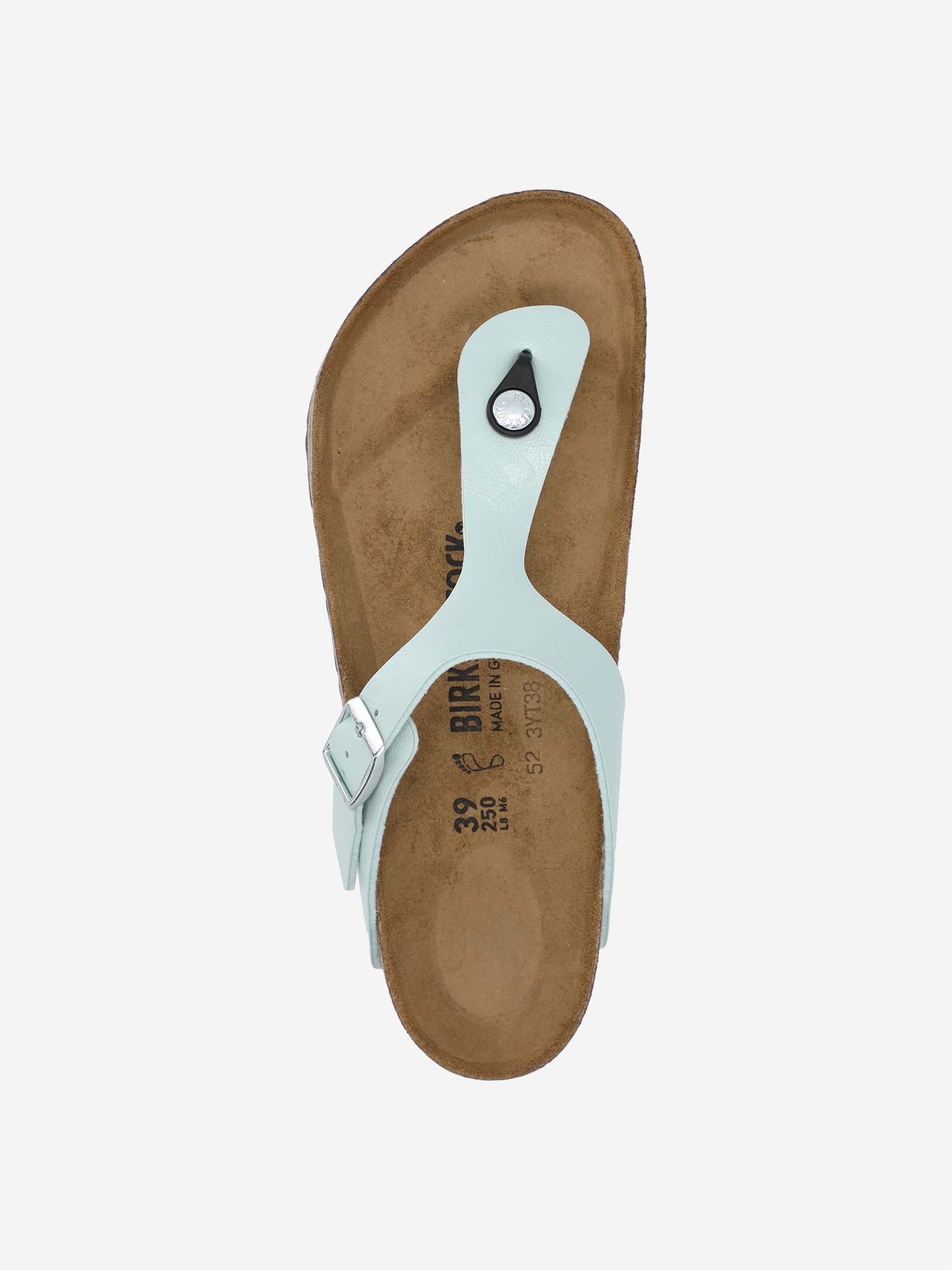 фото Шлепанцы женские birkenstock gizeh, зеленый