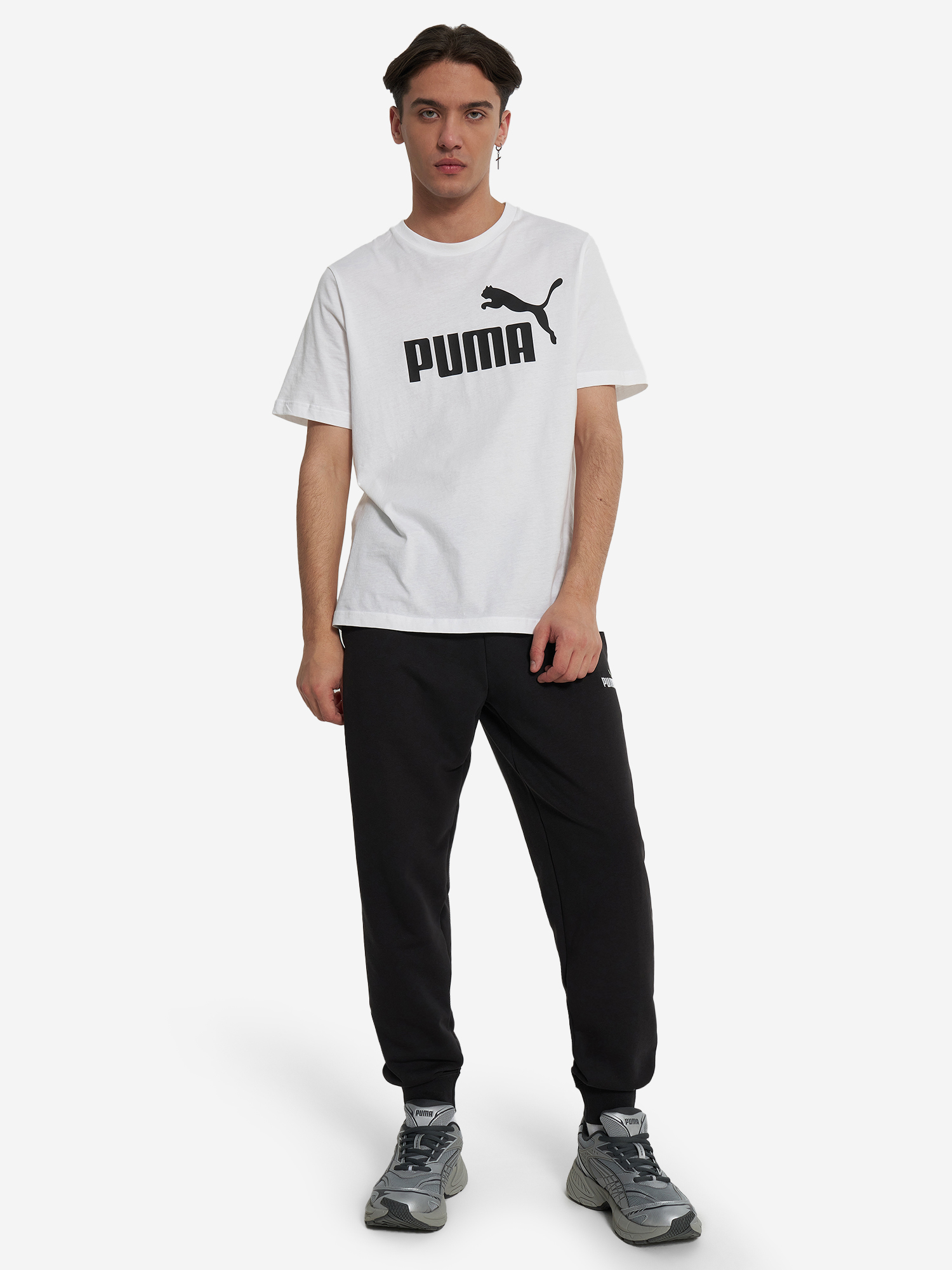 фото Брюки мужские puma, черный
