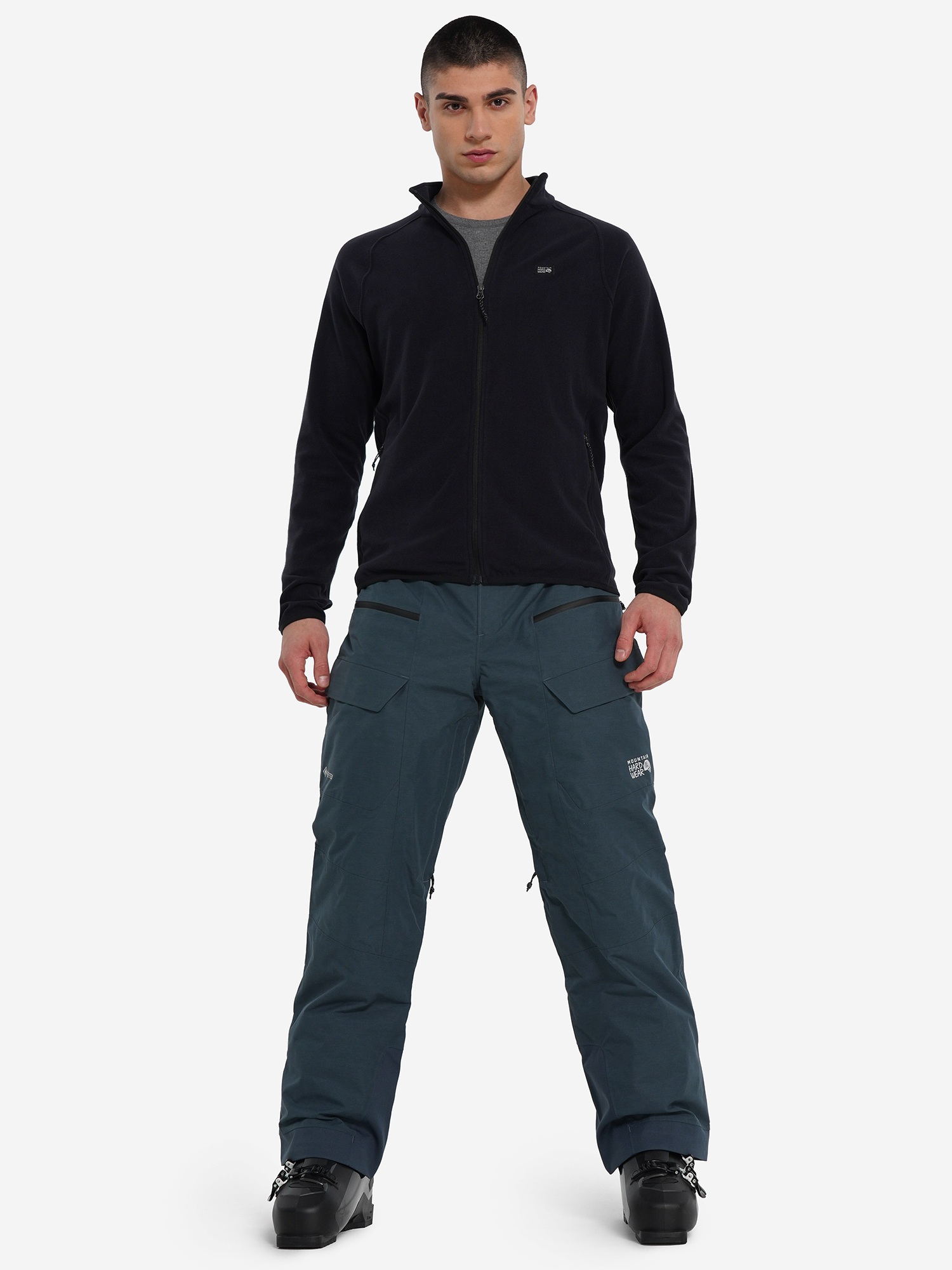 фото Брюки мужские mountain hardwear cloud bank, синий