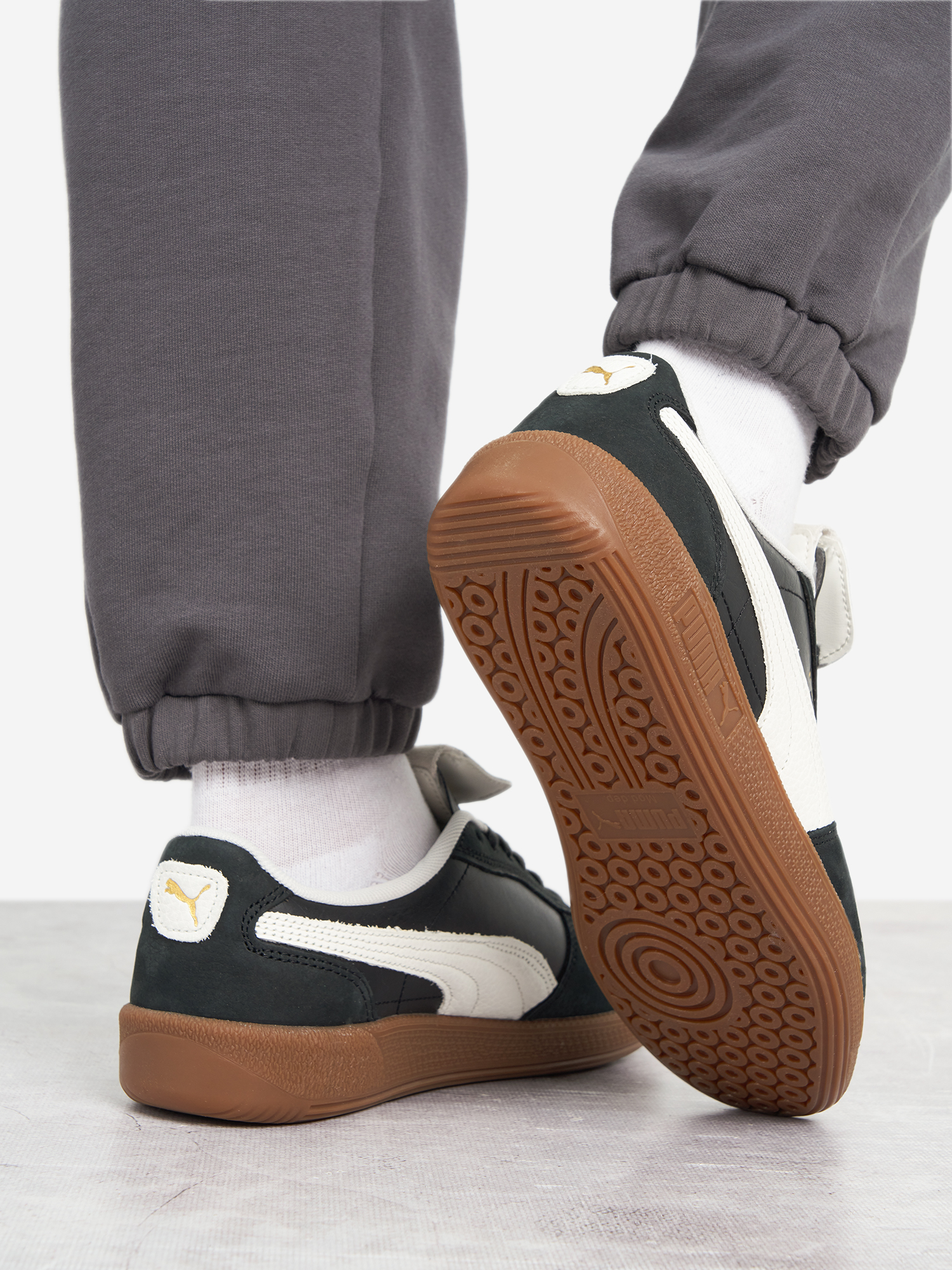 фото Кеды женские puma palermo premium, черный