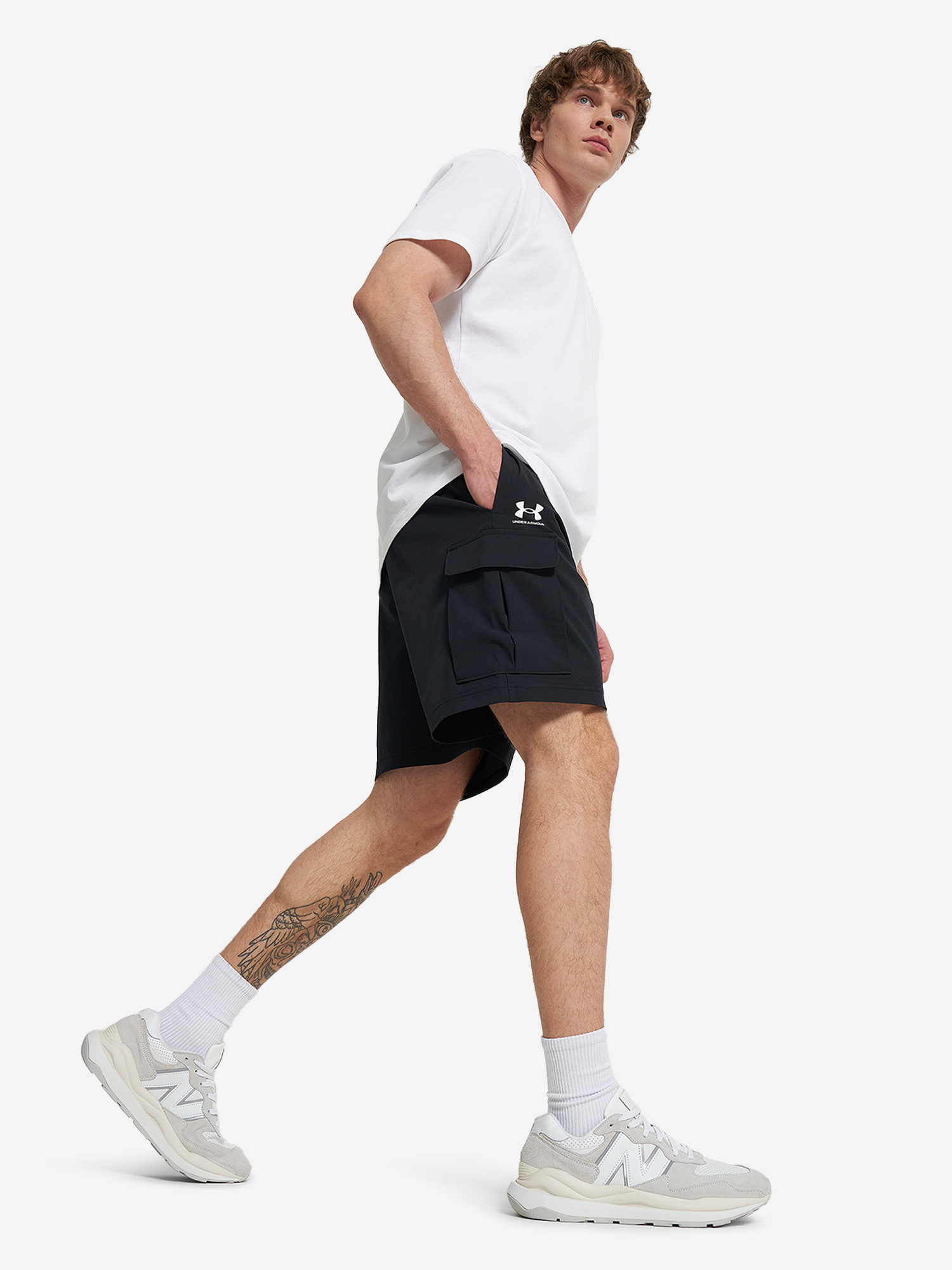 фото Шорты мужские under armour, черный