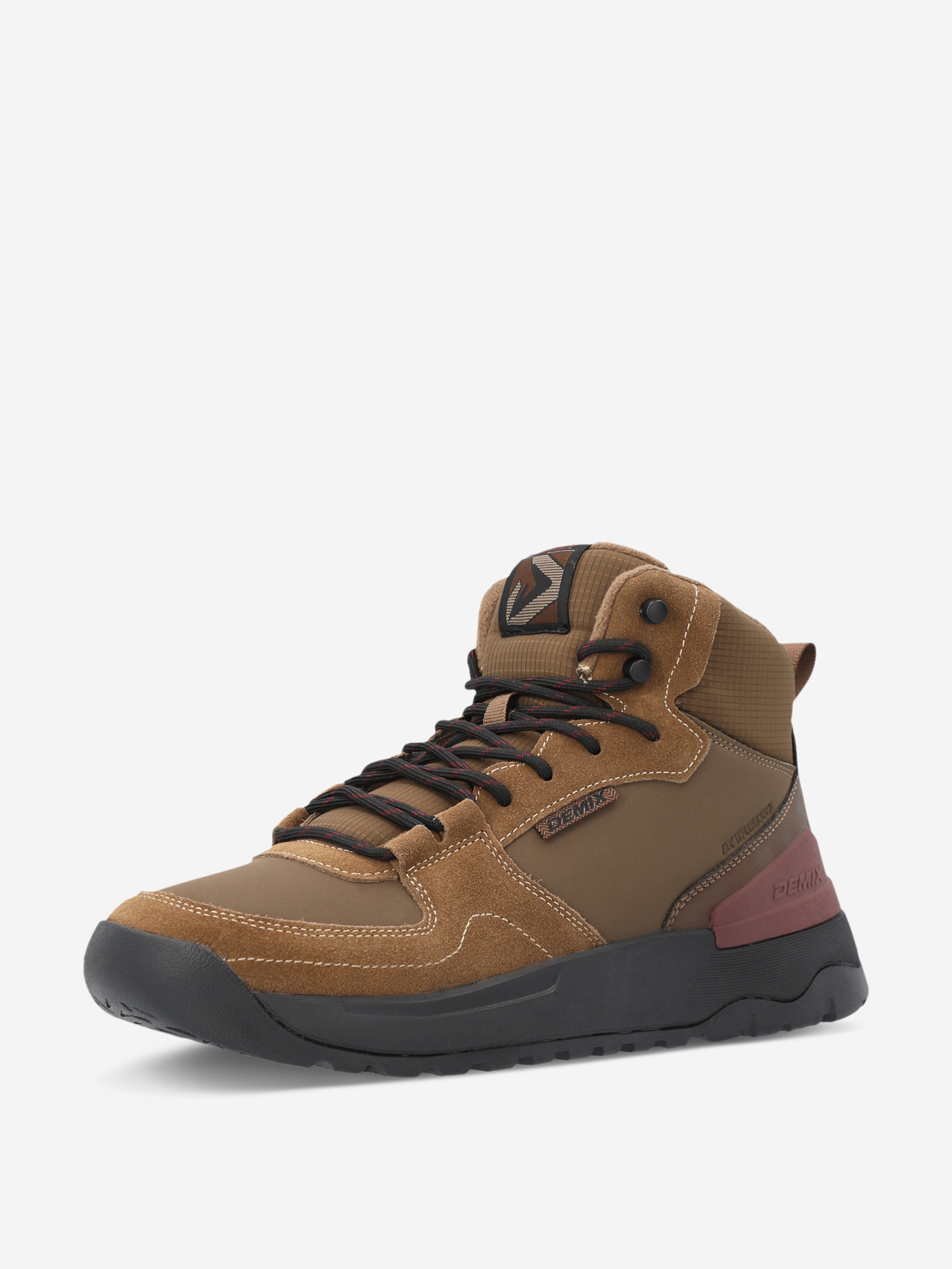 фото Кроссовки утепленные мужские demix clasico 3 mid, коричневый
