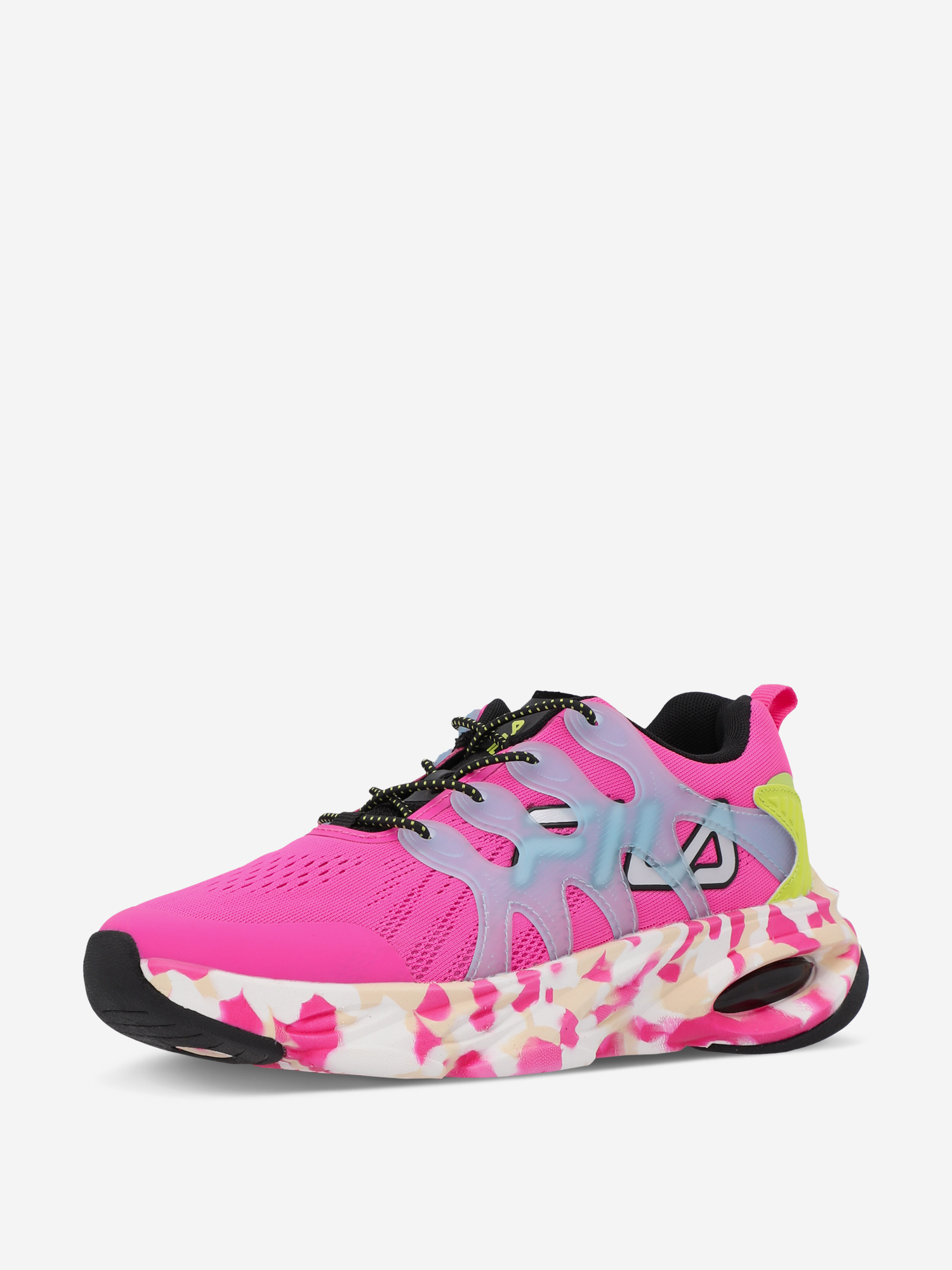 фото Кроссовки для девочек fila silva runner, розовый