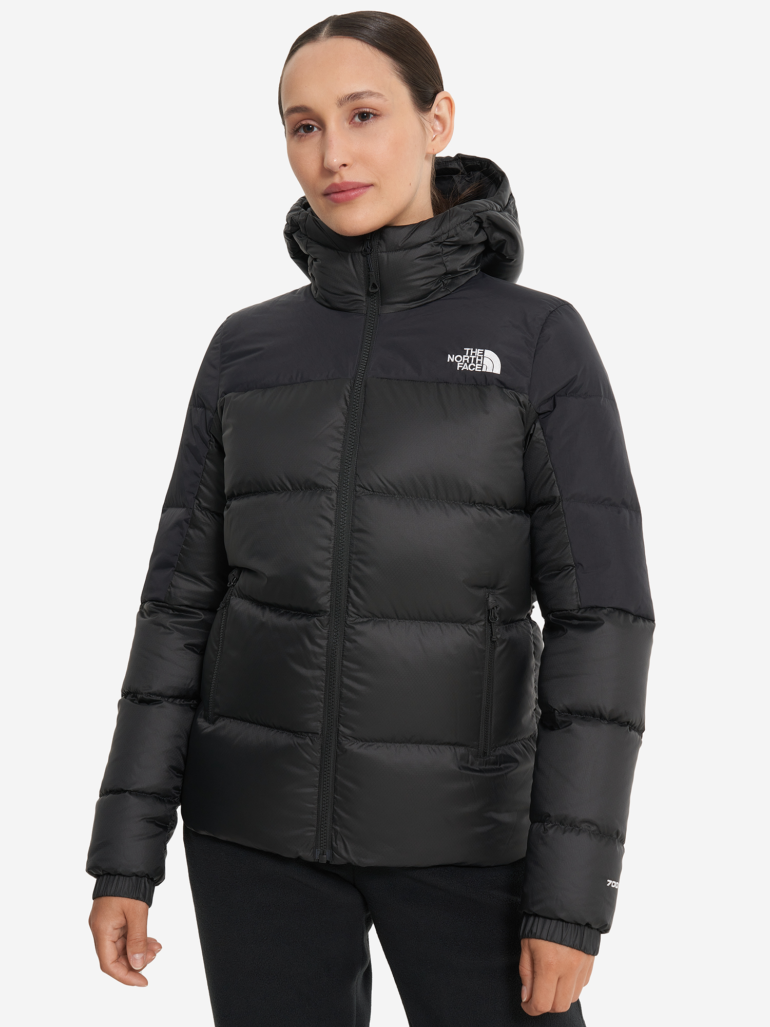 фото Пуховик женский the north face diablo, черный