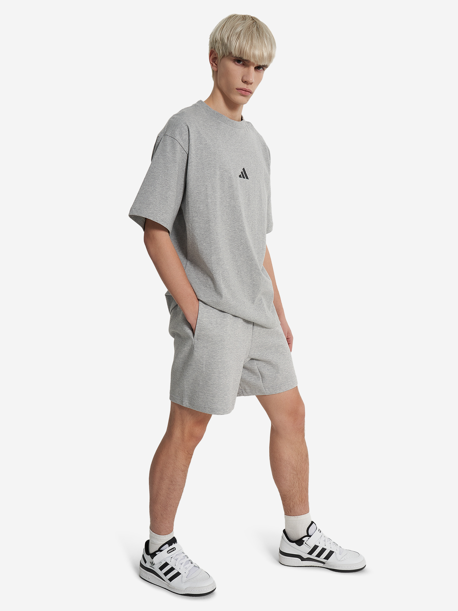 фото Футболка мужская adidas, серый