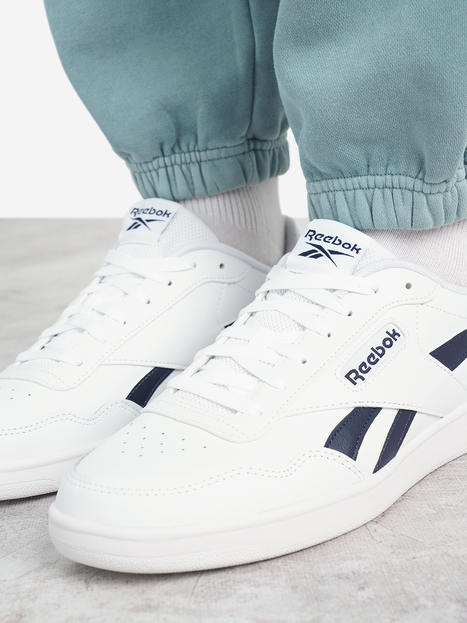 фото Кеды мужские reebok court advance, белый