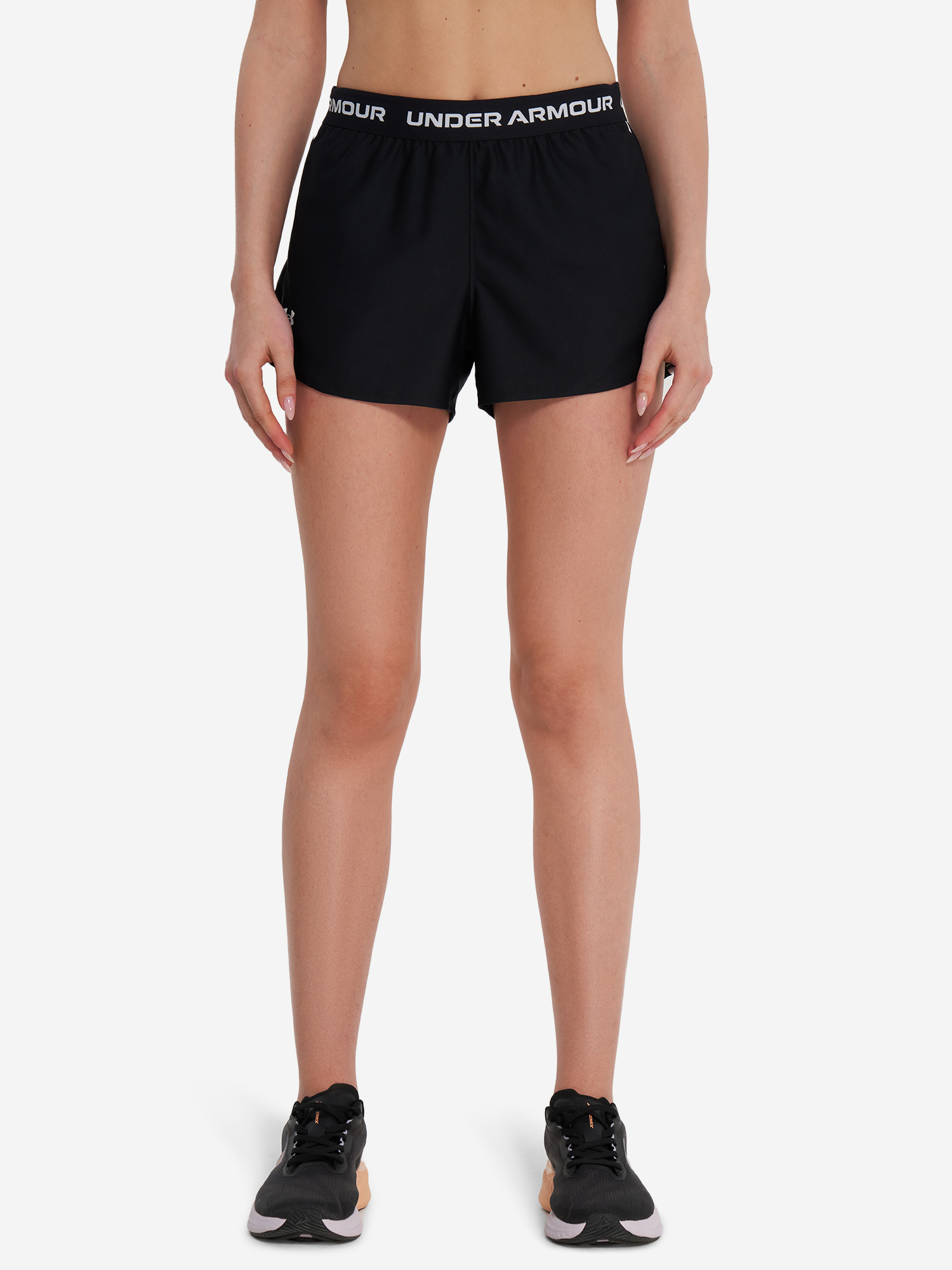 фото Шорты женские under armour tech play up, черный