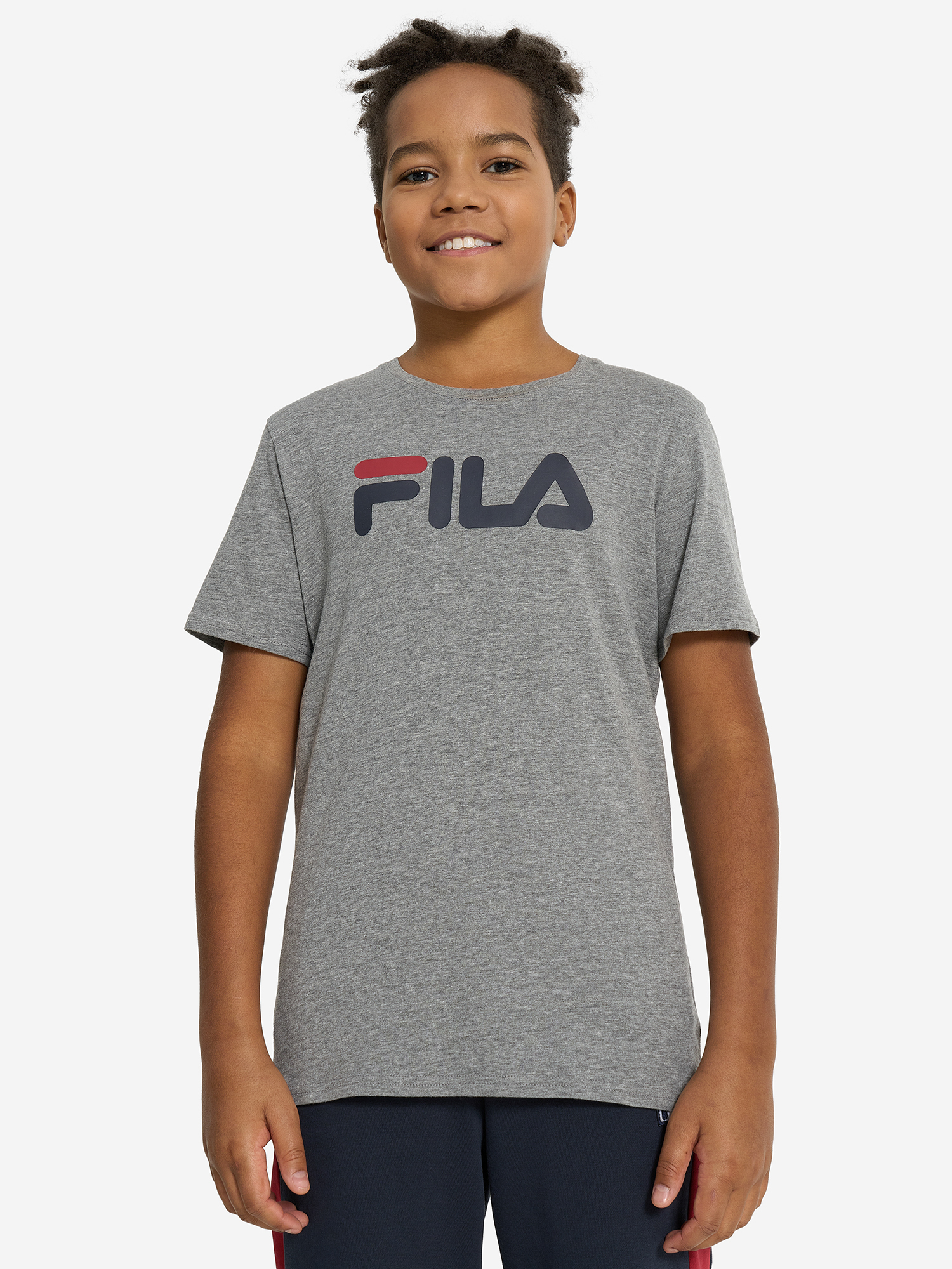 фото Футболка для мальчиков fila, серый