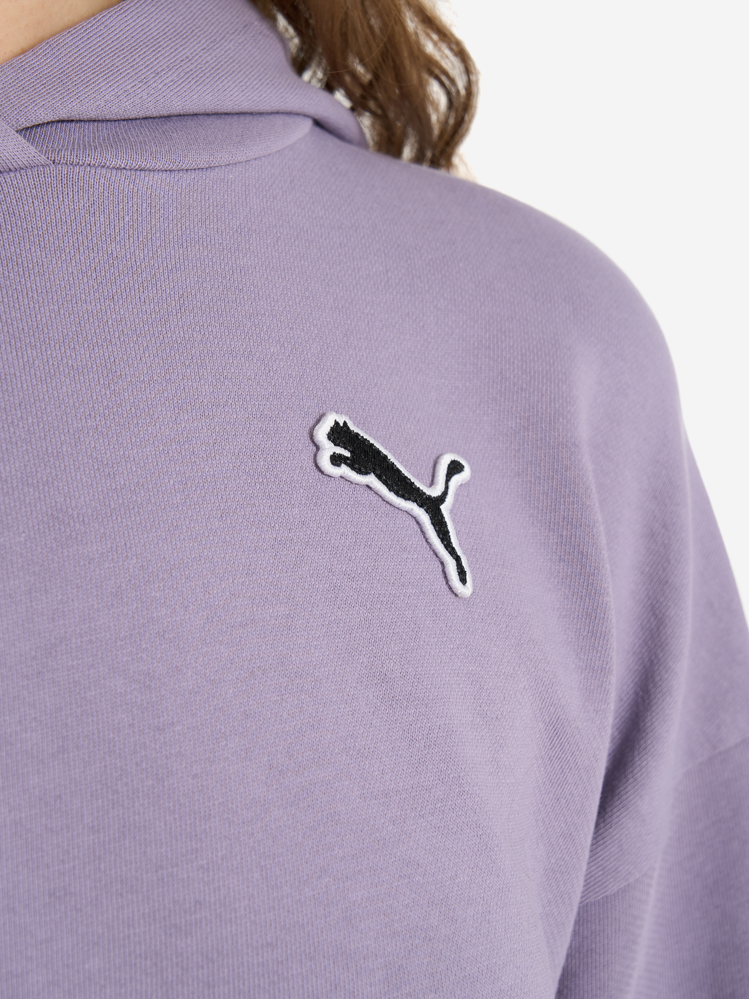 фото Худи женское puma essentials, фиолетовый