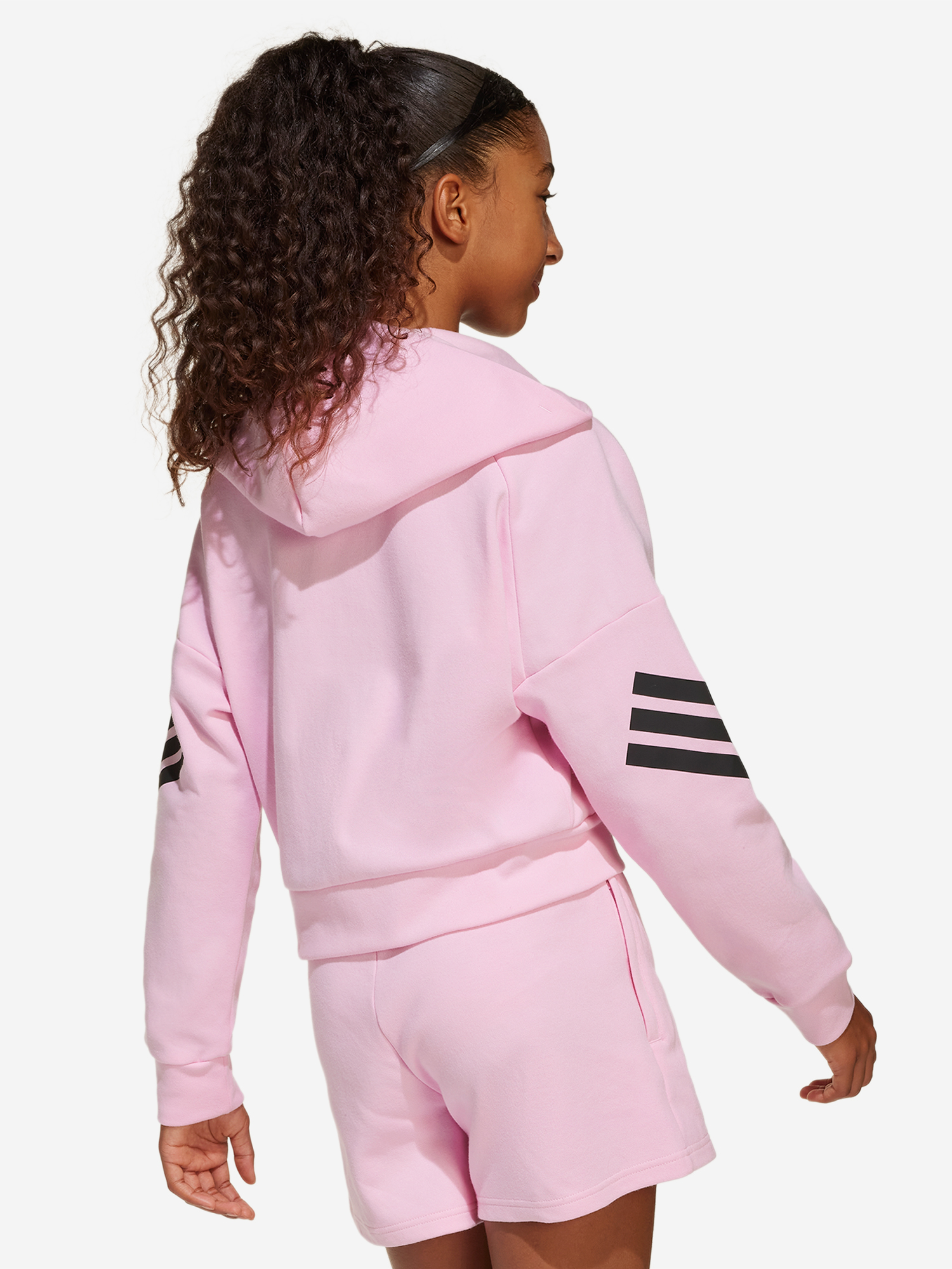 фото Толстовка для девочек adidas, розовый