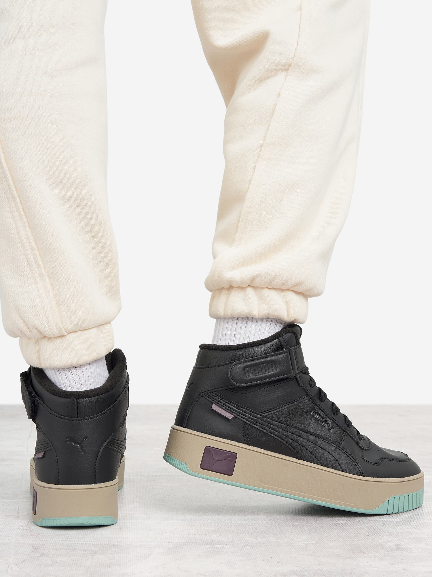 фото Кеды женские puma carina street, черный