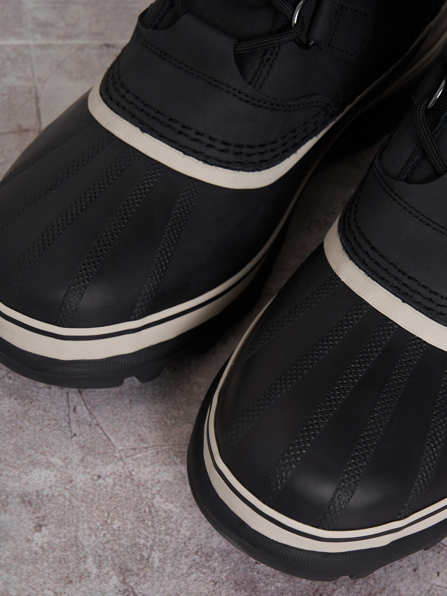 фото Сапоги утепленные мужские sorel caribou waterproof, черный
