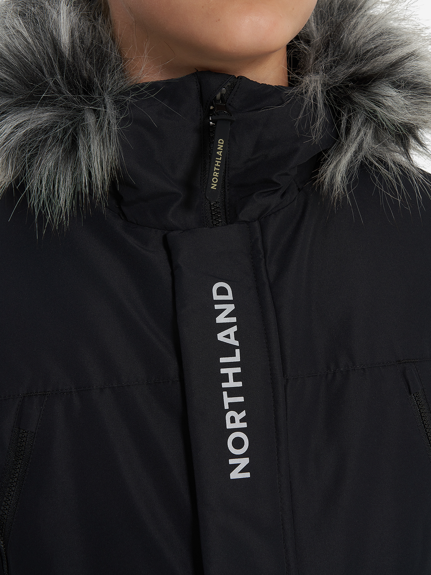 фото Пуховик для мальчиков northland, черный