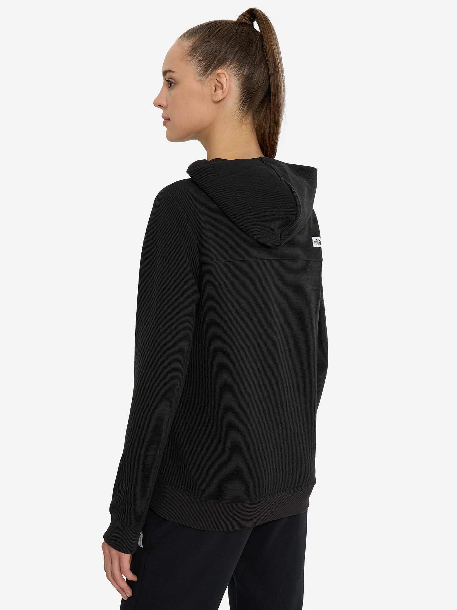 фото Худи женское the north face hoden, черный