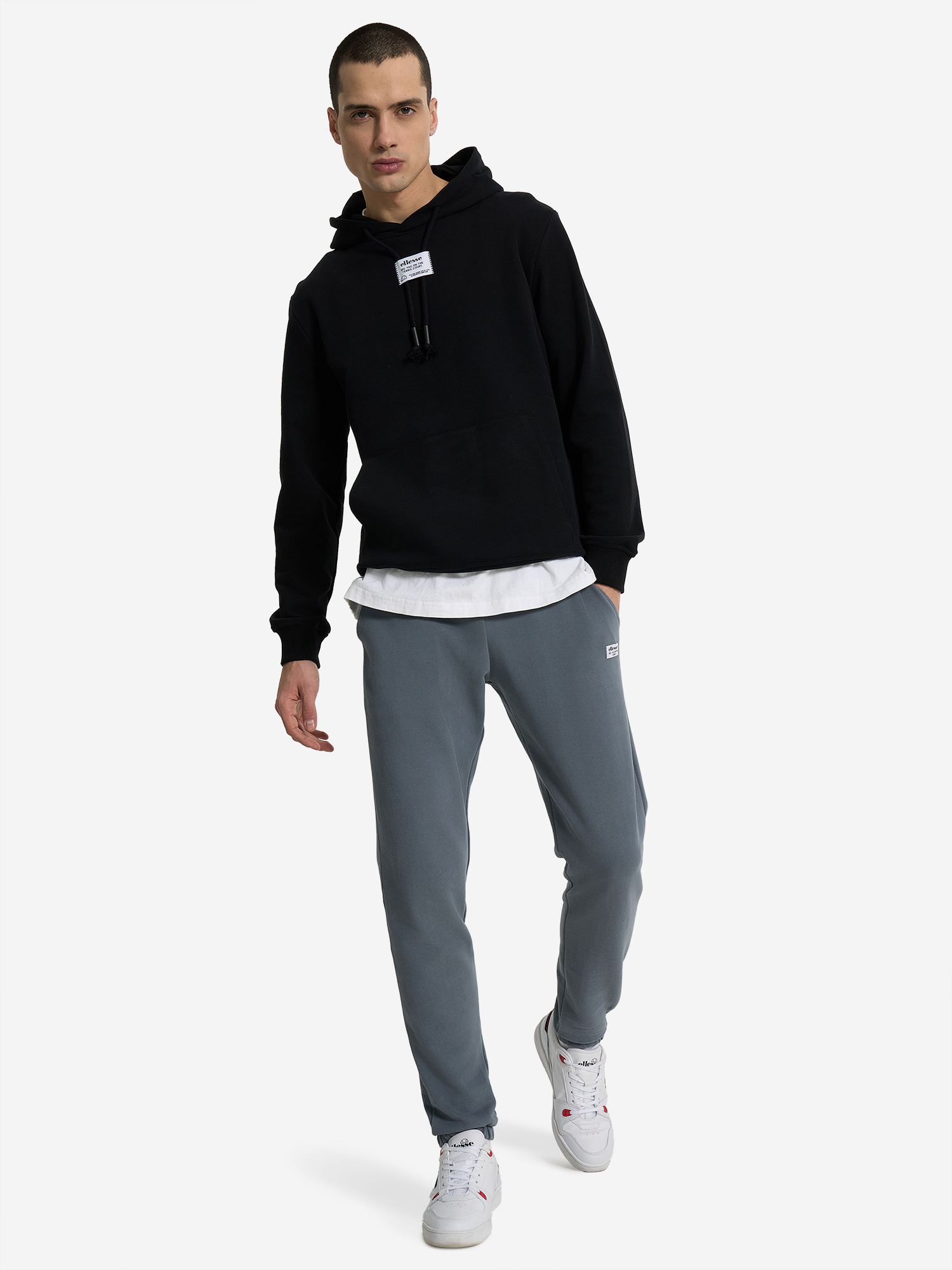 фото Худи мужское ellesse, черный
