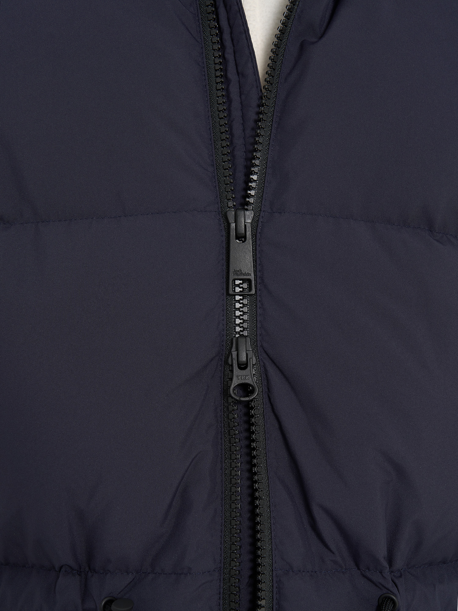 фото Пуховик женский jack wolfskin kirschallee, синий