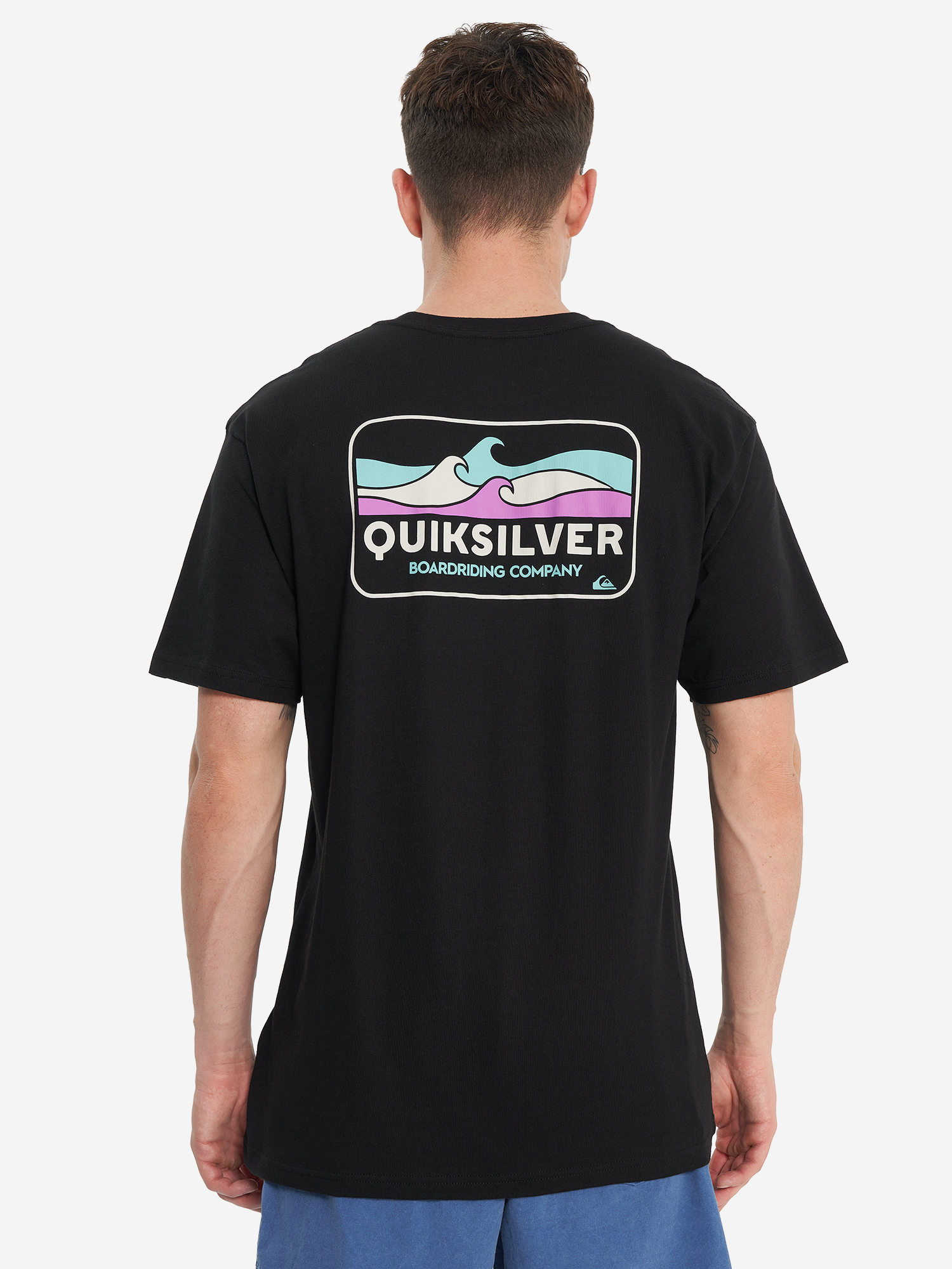 фото Футболка мужская quiksilver kunactee, черный