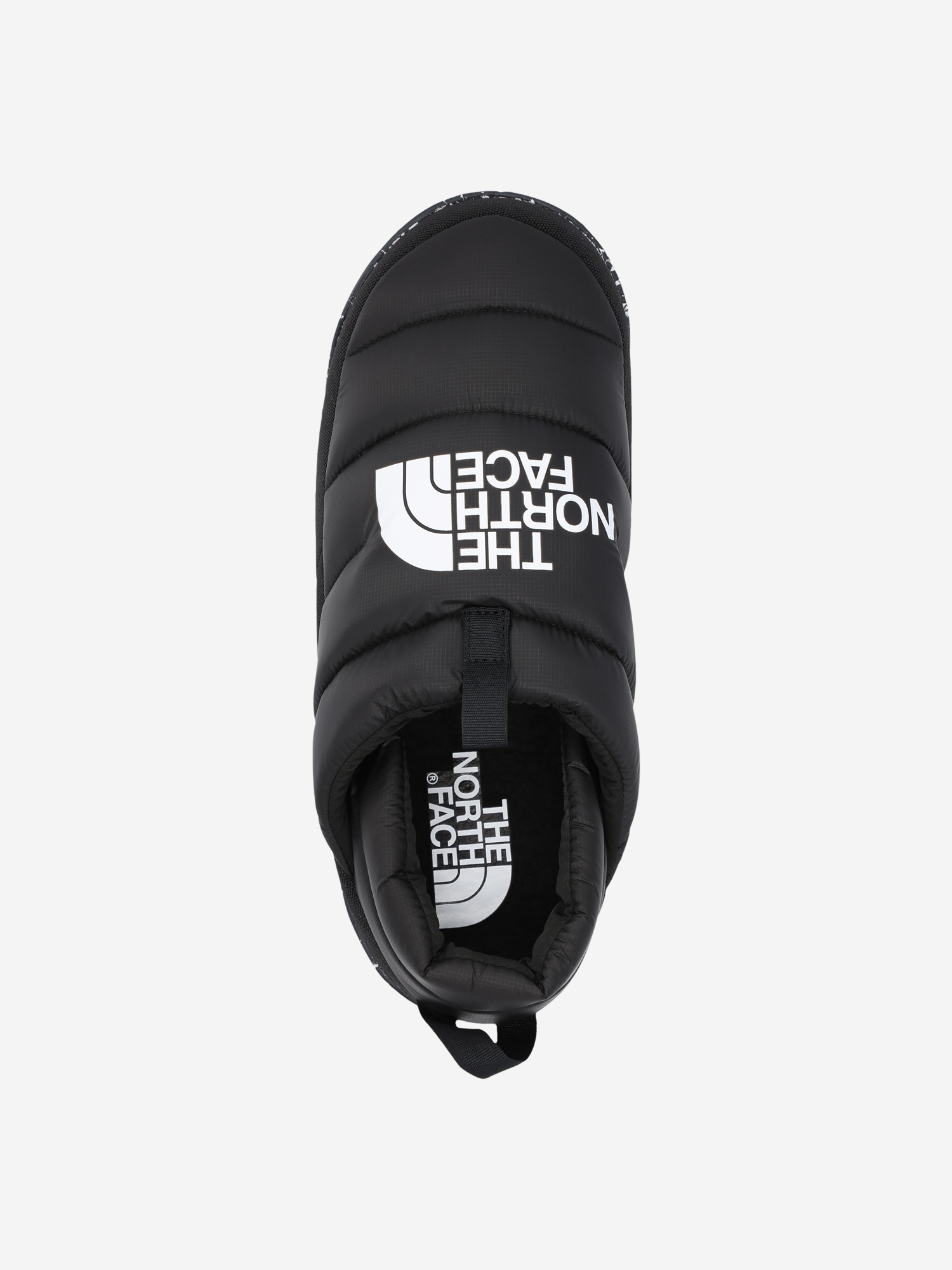 фото Слипоны утепленные мужские the north face nuptse mule, черный