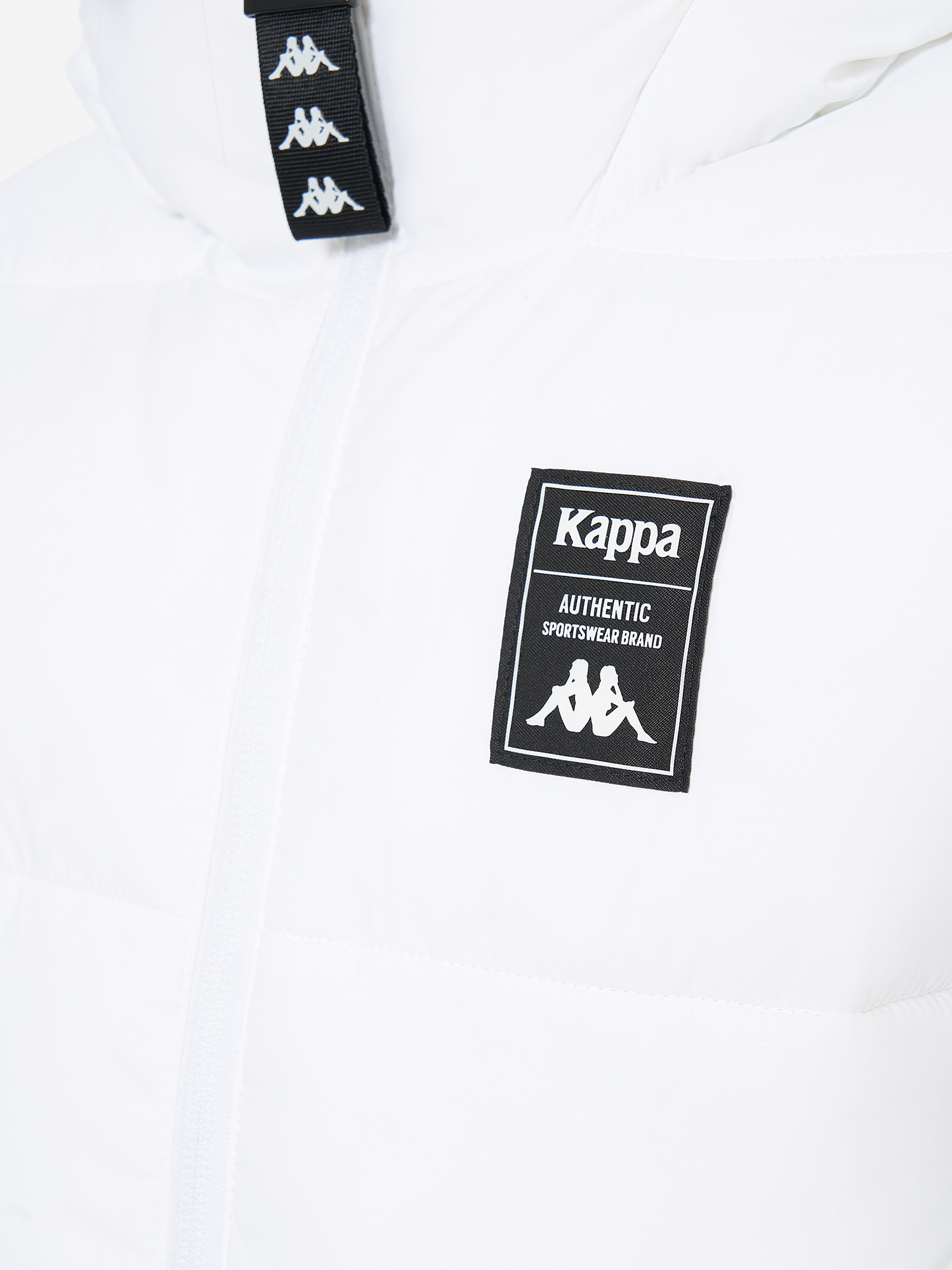 фото Пальто утепленное для девочек kappa, белый