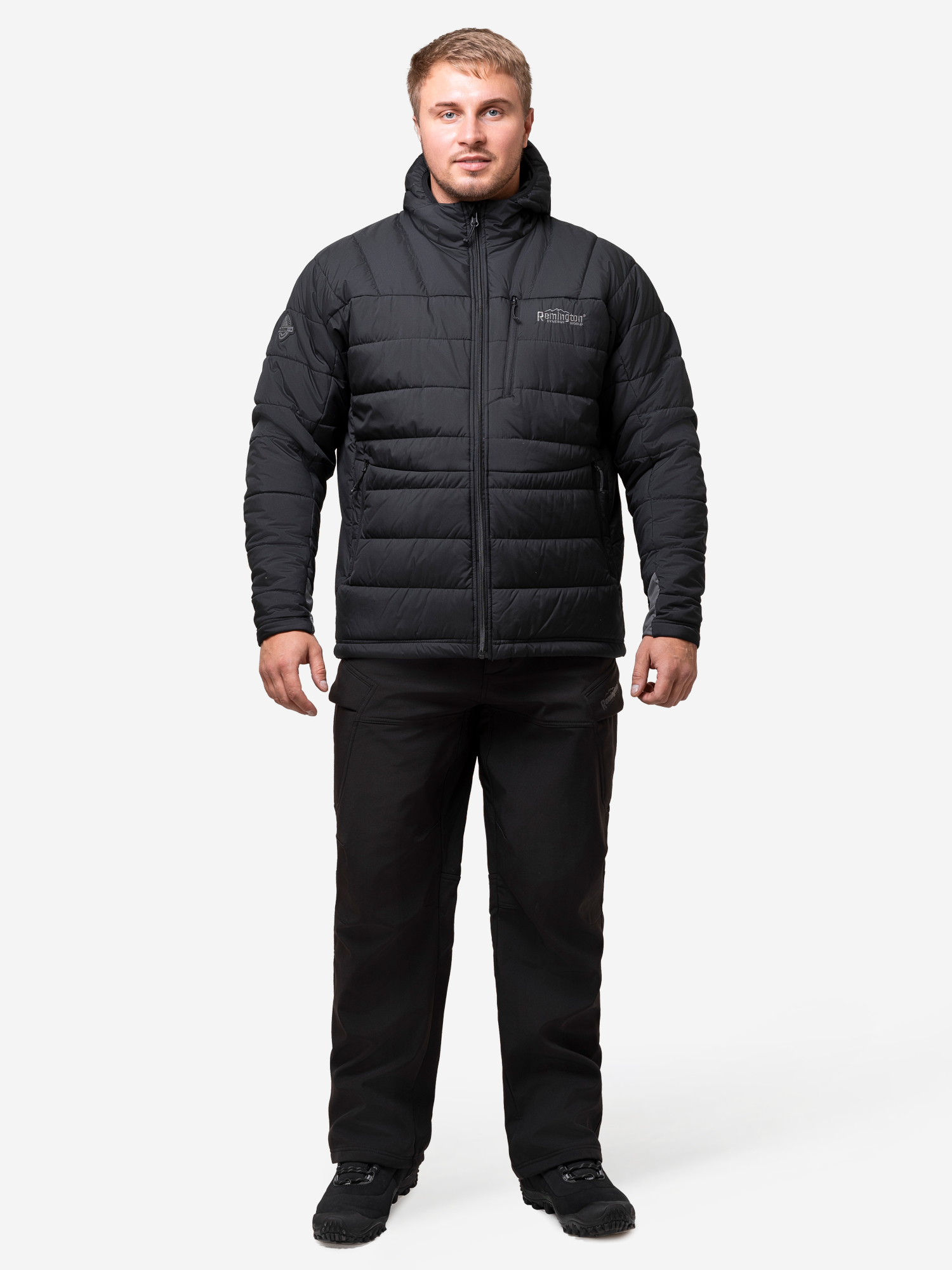 фото Куртка утепленная мужская remington black raven, черный
