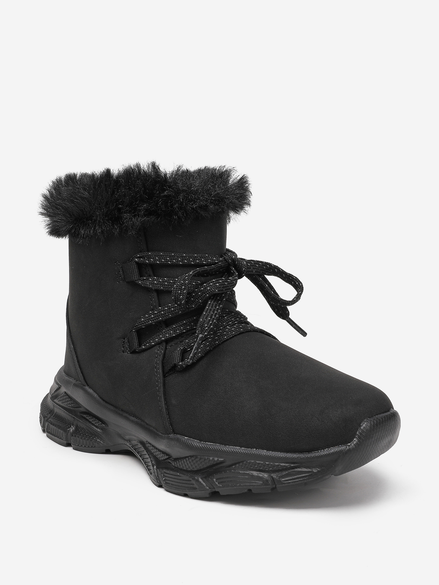 фото Сапоги утепленные для девочек etonic warm step, черный