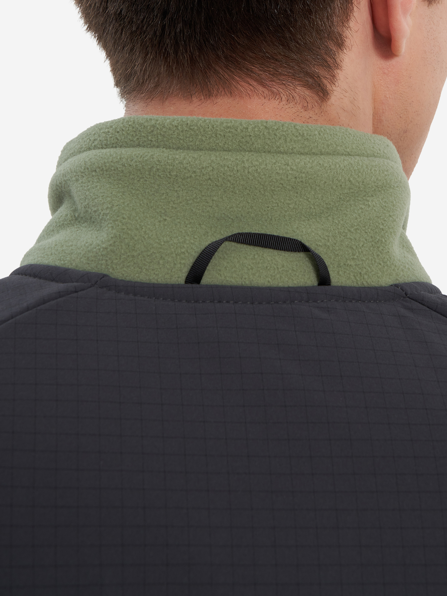 фото Толстовка мужская the north face glacier heavyweight, зеленый
