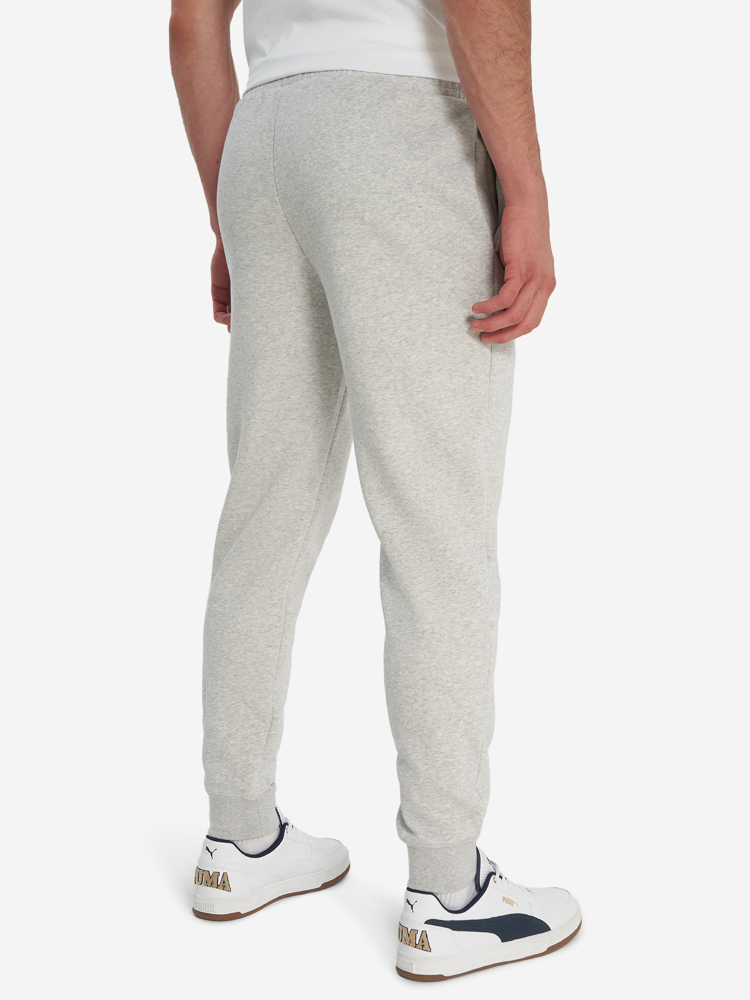 фото Брюки мужские puma ess logo lab execution, серый