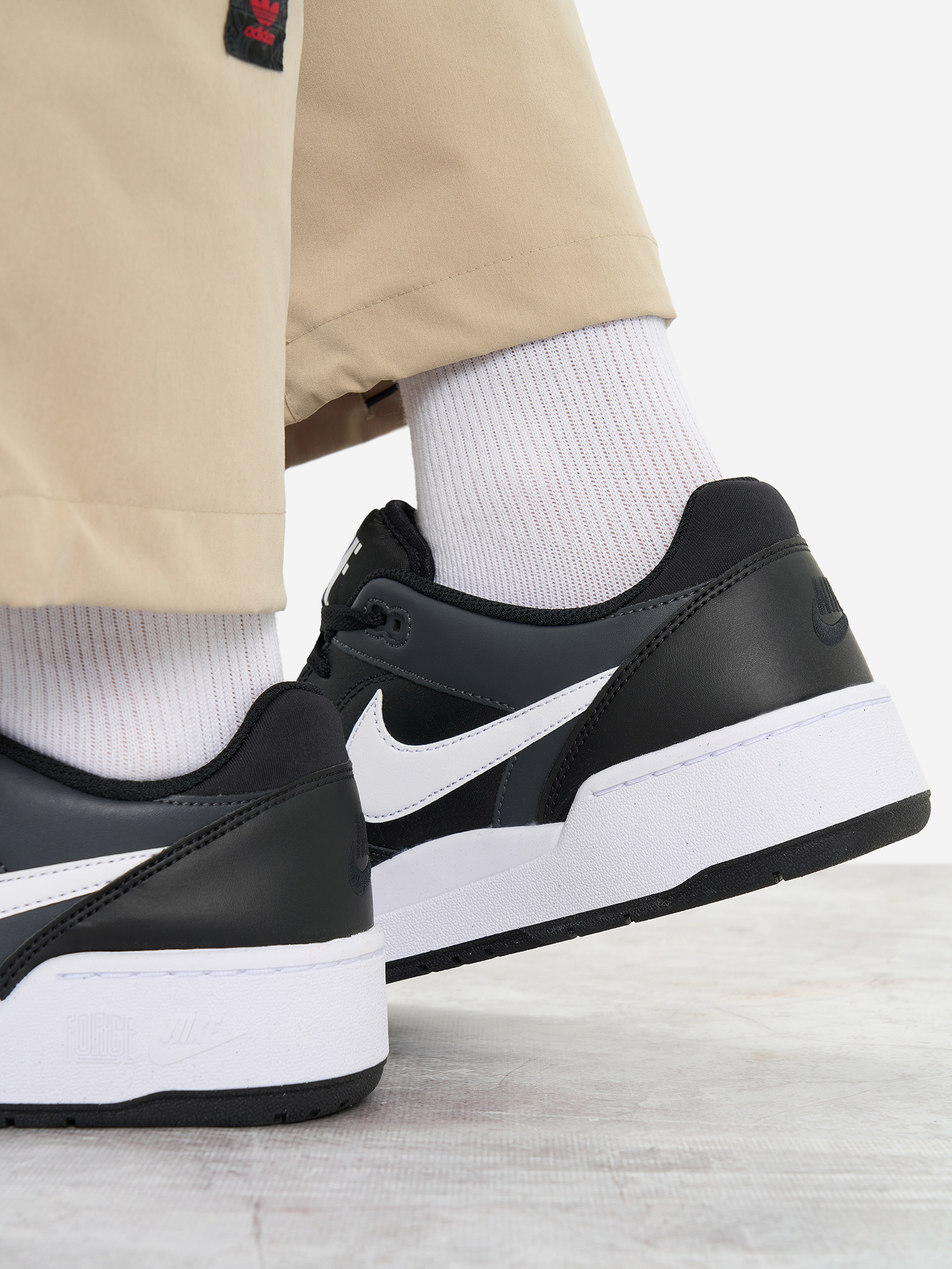 фото Кеды мужские nike full force low, черный