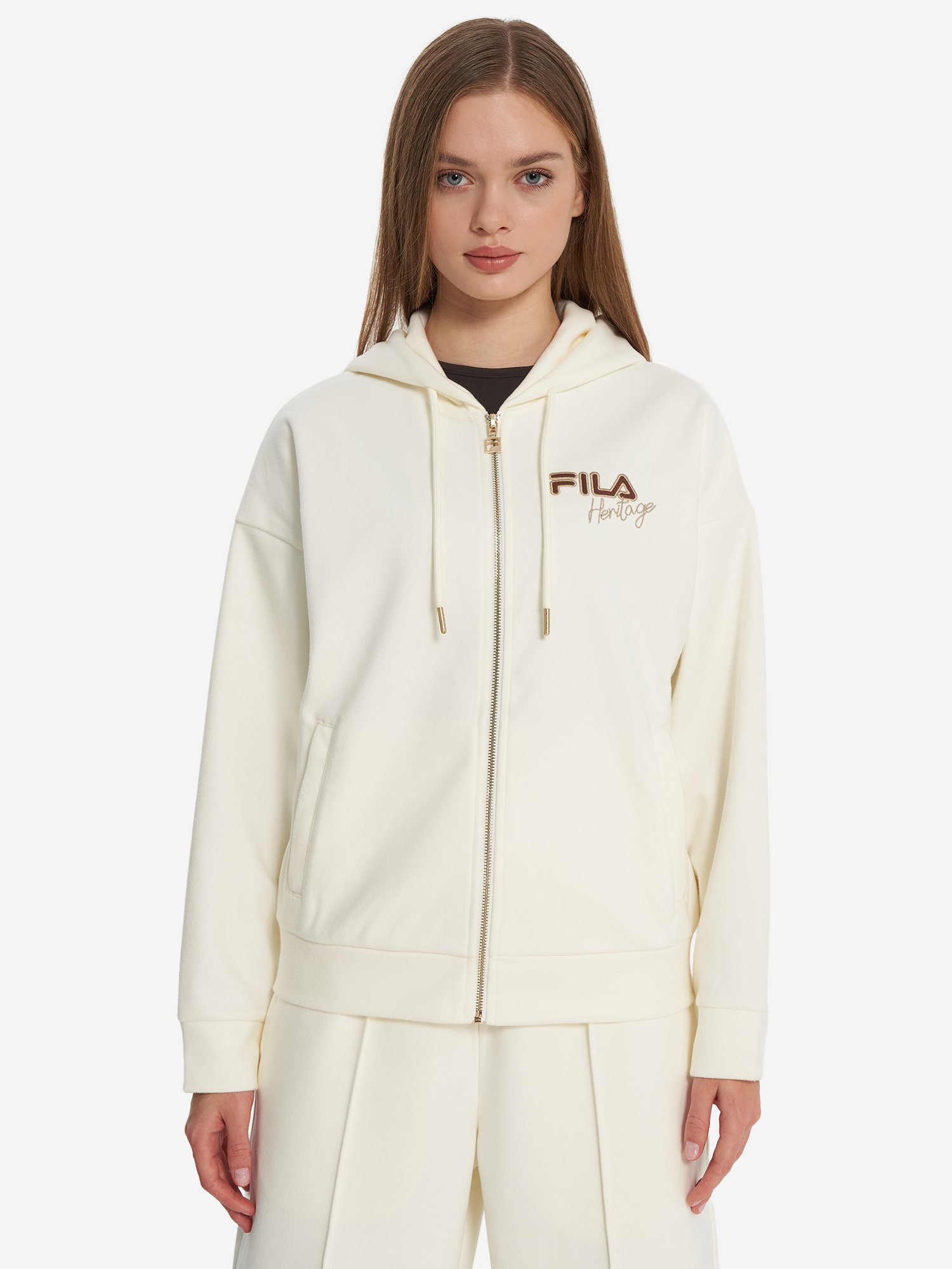 фото Толстовка женская fila, желтый