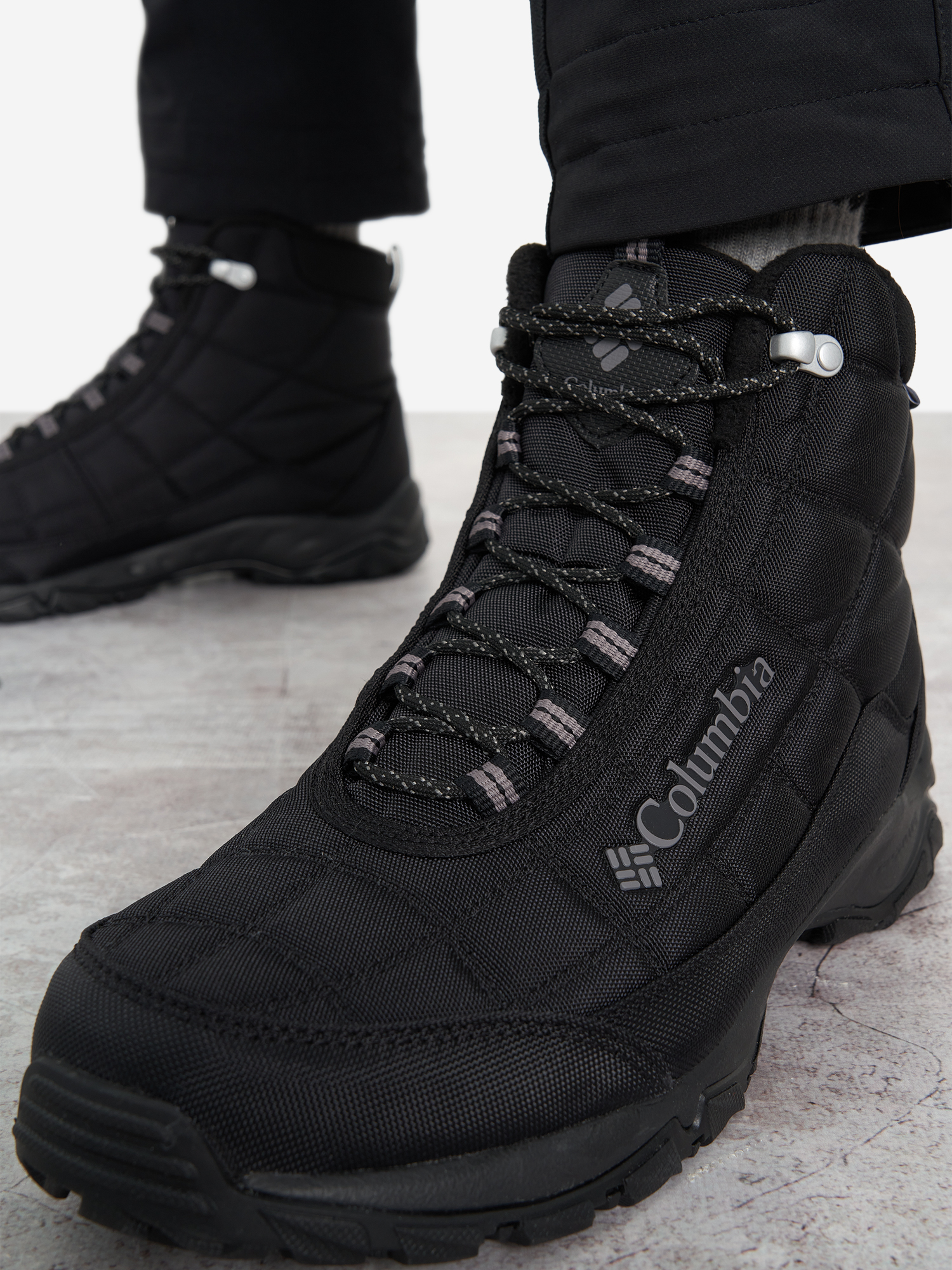 фото Ботинки утепленные мужские columbia firecamp boot, черный