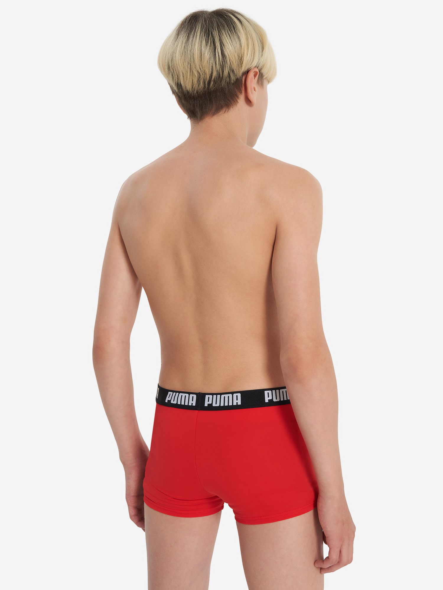 фото Плавки-шорты для мальчиков puma swim, красный