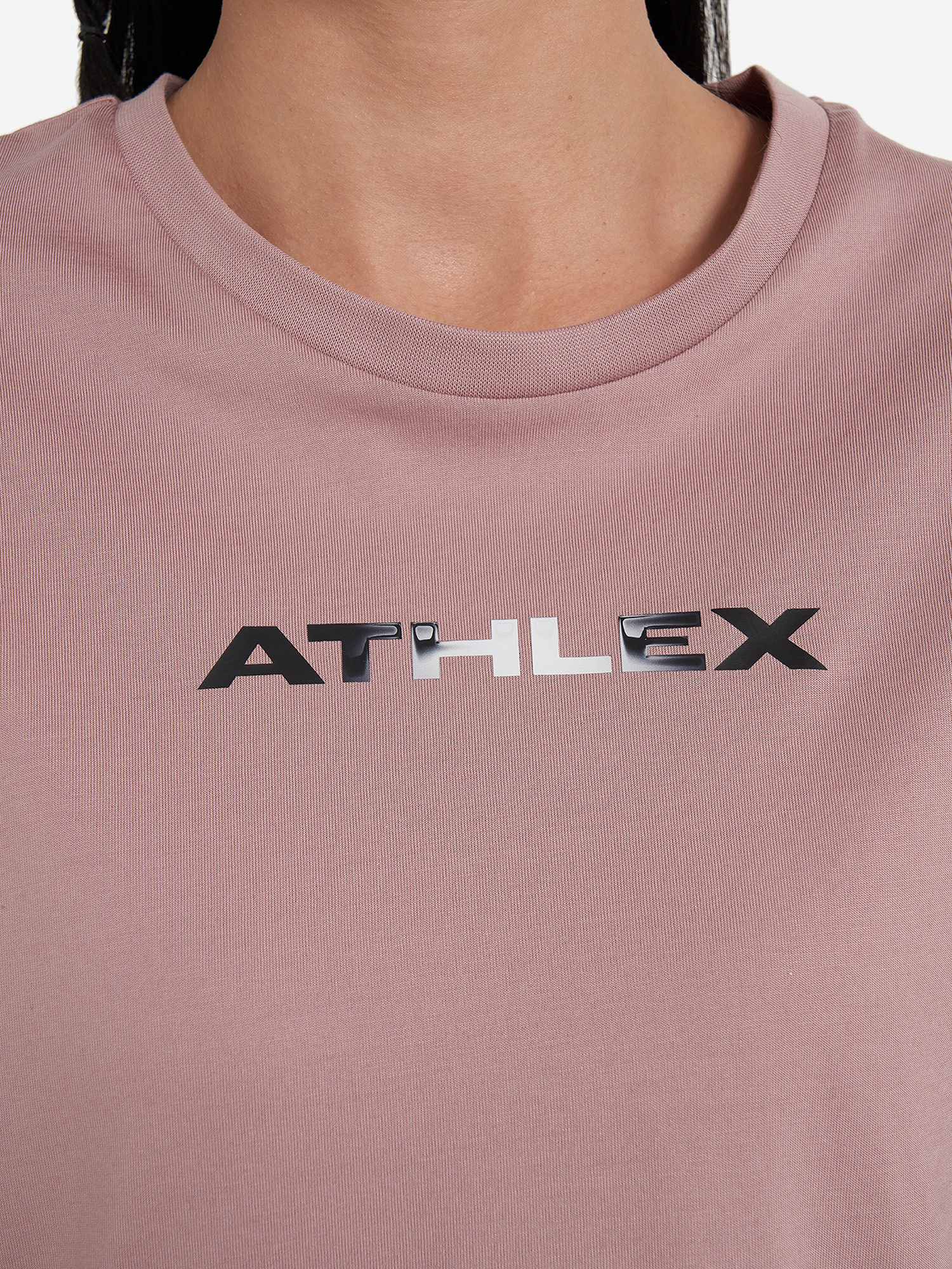 фото Футболка женская оверсайз athlex, розовый