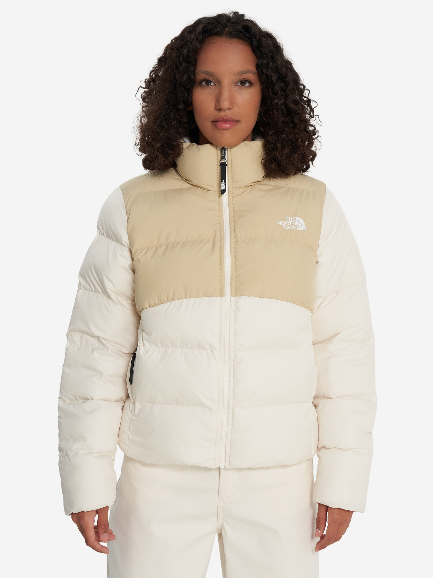 фото Куртка утепленная женская the north face saikuru, бежевый