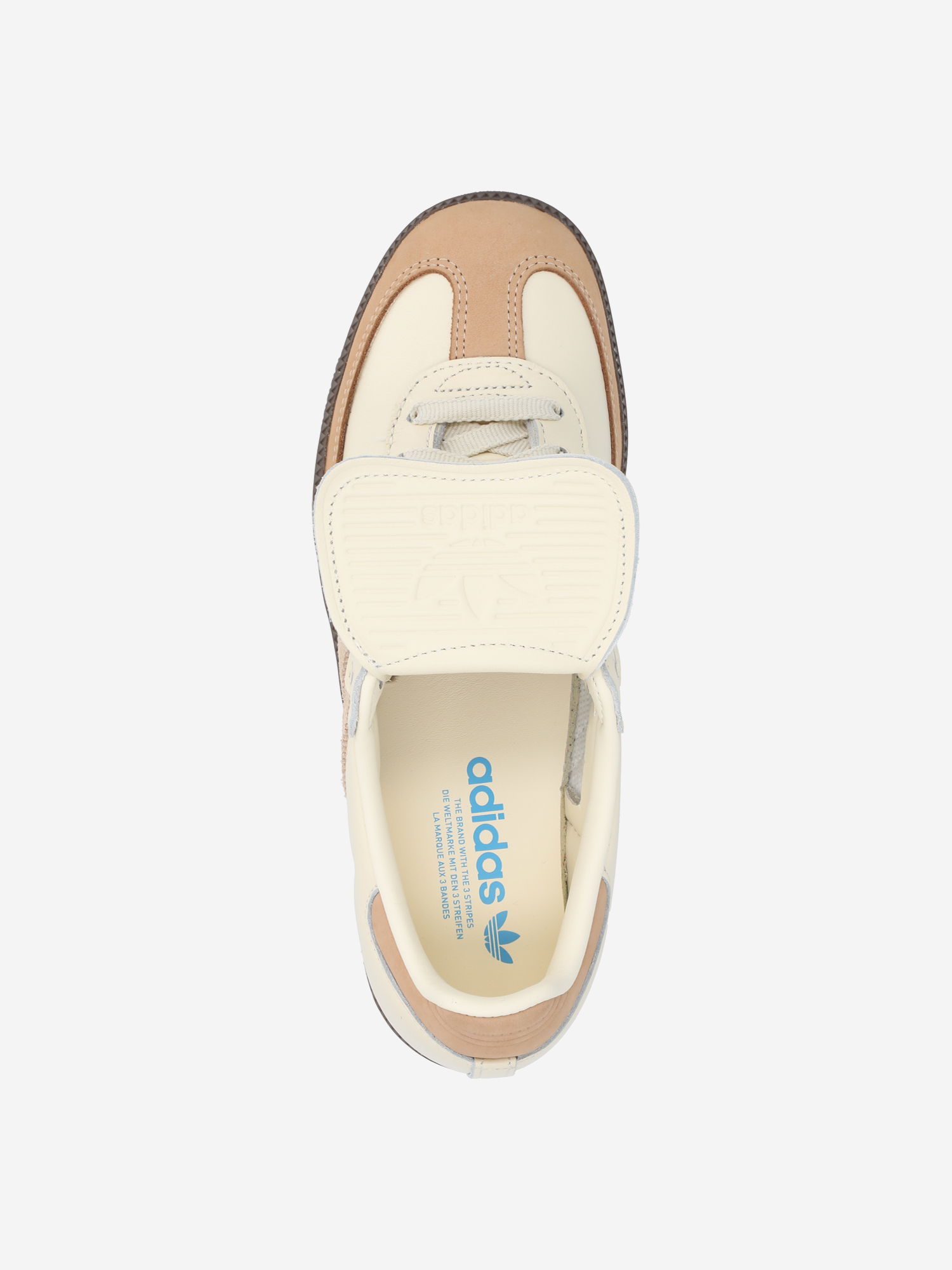 фото Кеды женские adidas samba, бежевый