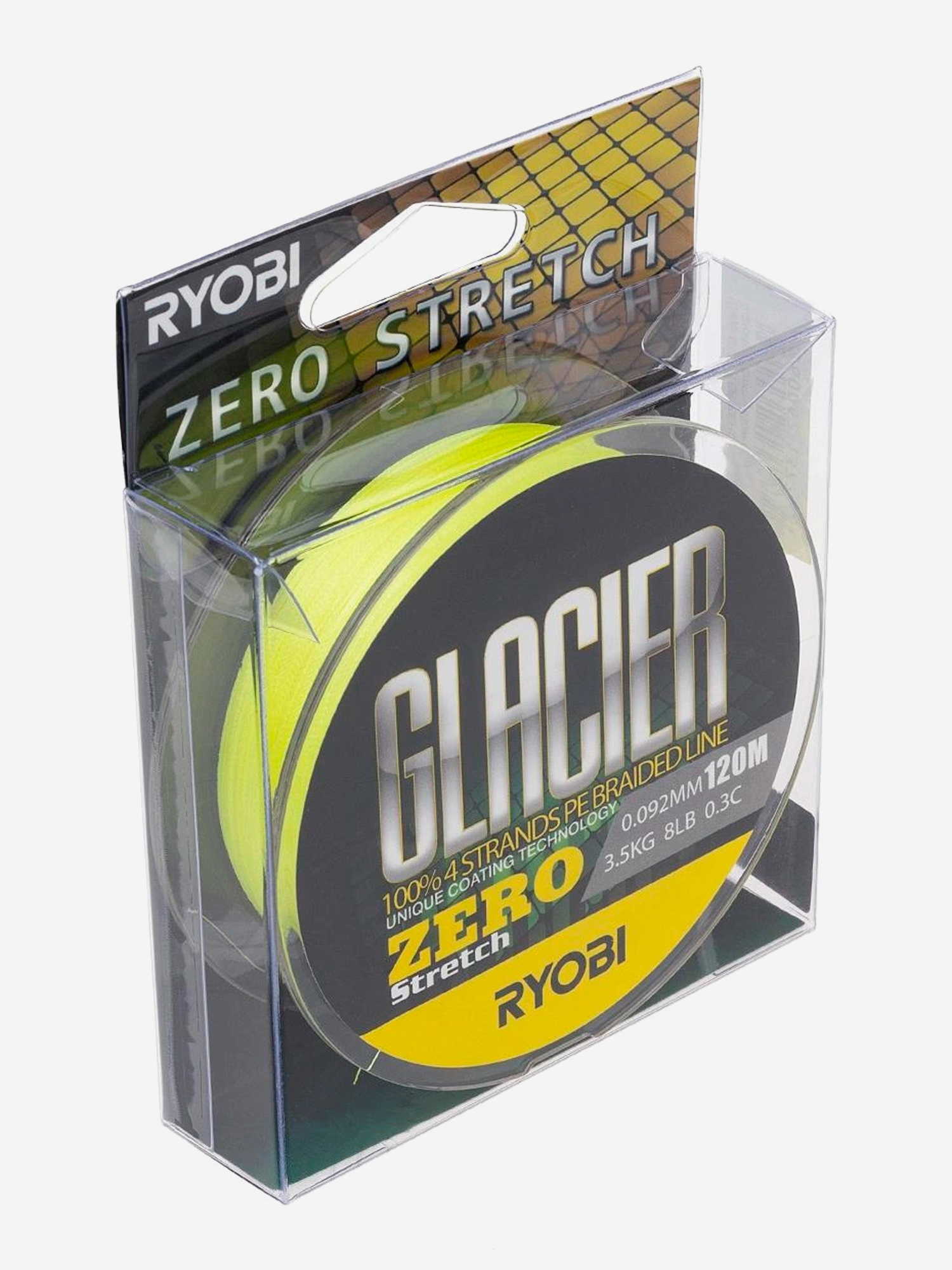 Шнур плетеный для рыбалки Ryobi GLACLER ZERO 120м, 0,092мм, 3,5кг, желтый, Желтый
Шнур плетеный для рыбалки Ryobi GLACLER ZERO 120м, 0,092мм, 3,5кг, желтый, Желтый