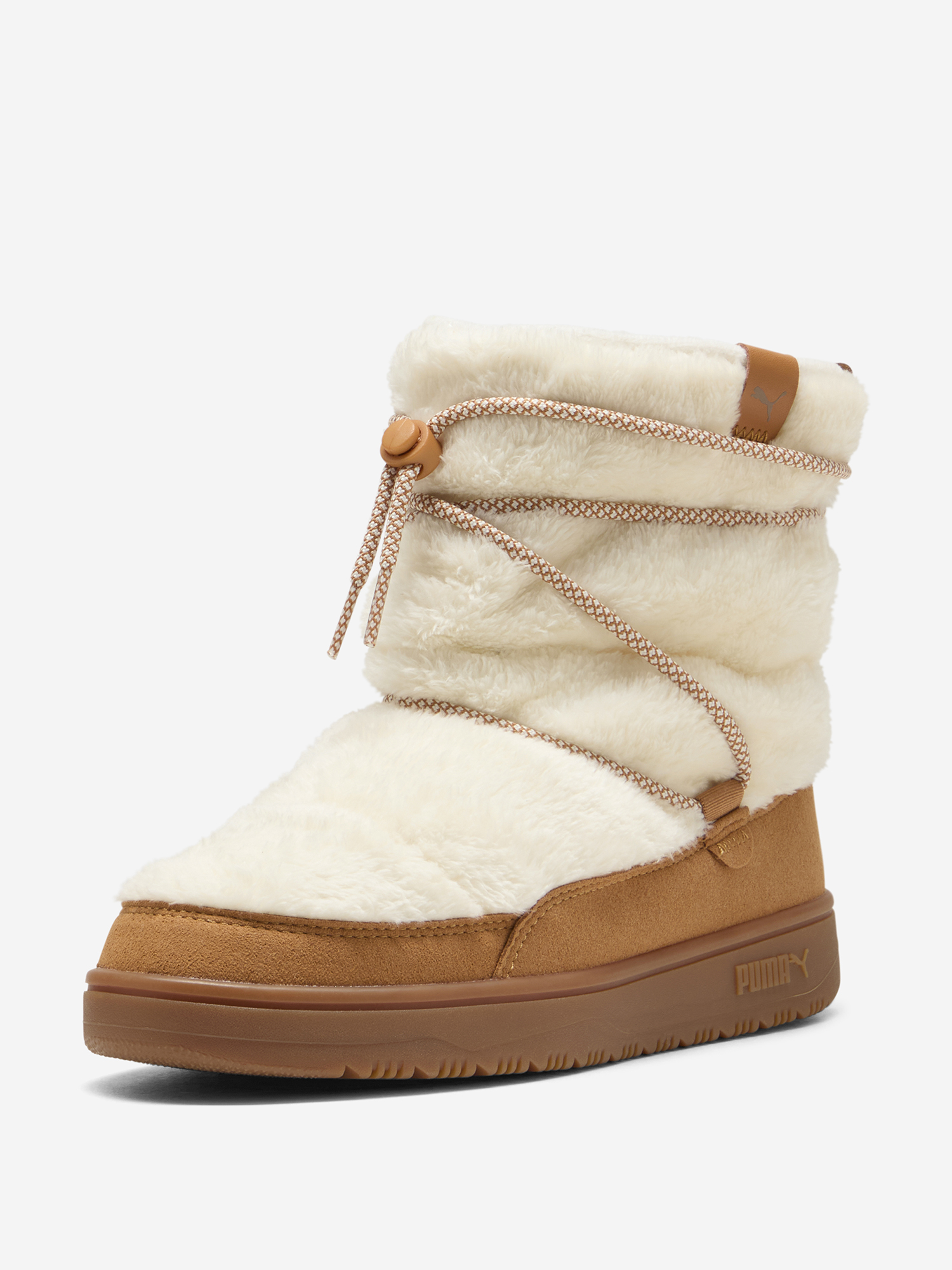 фото Сапоги утепленные женские puma snowbae suede, белый