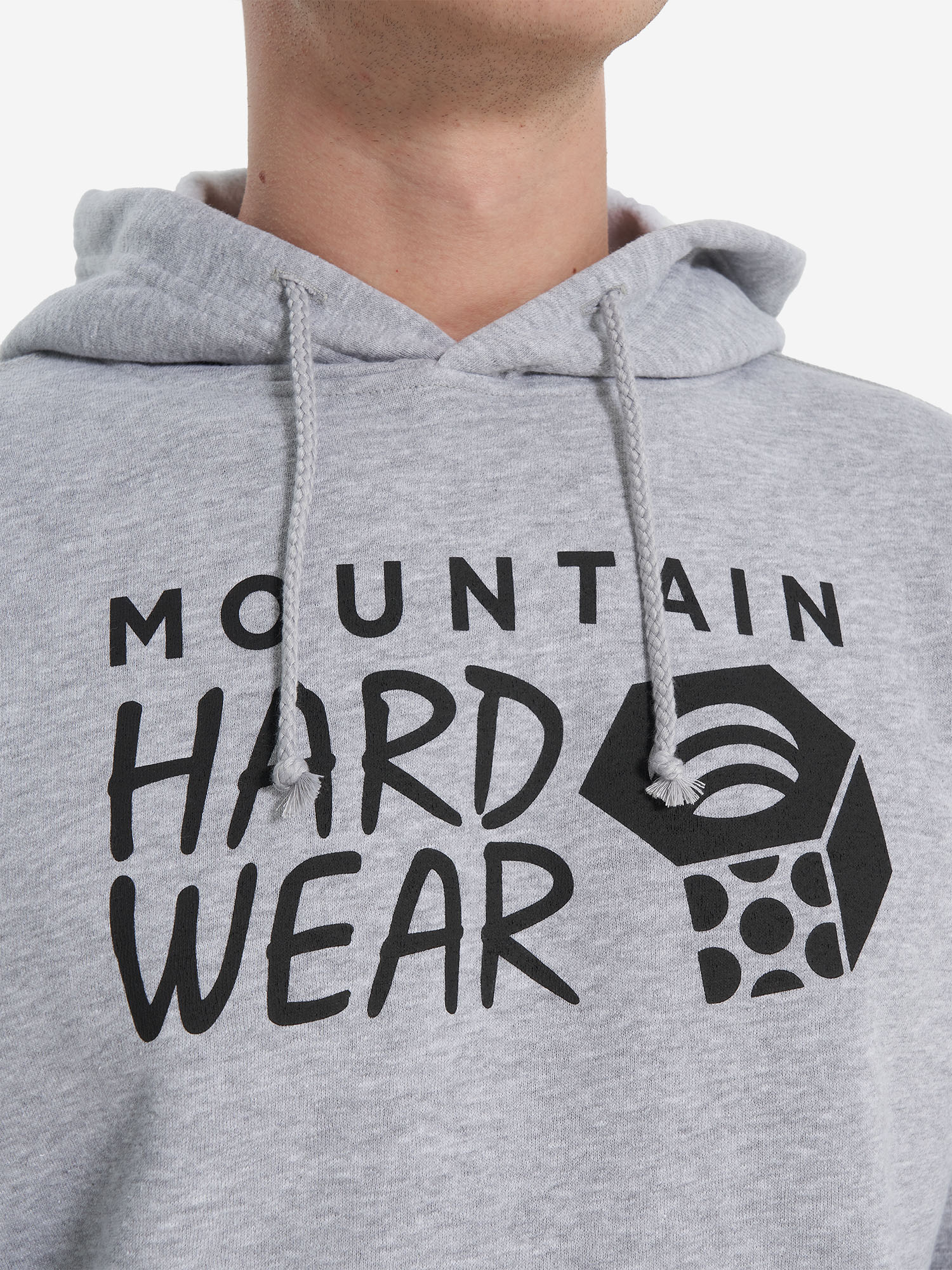 фото Худи мужское mountain hardwear logo, серый