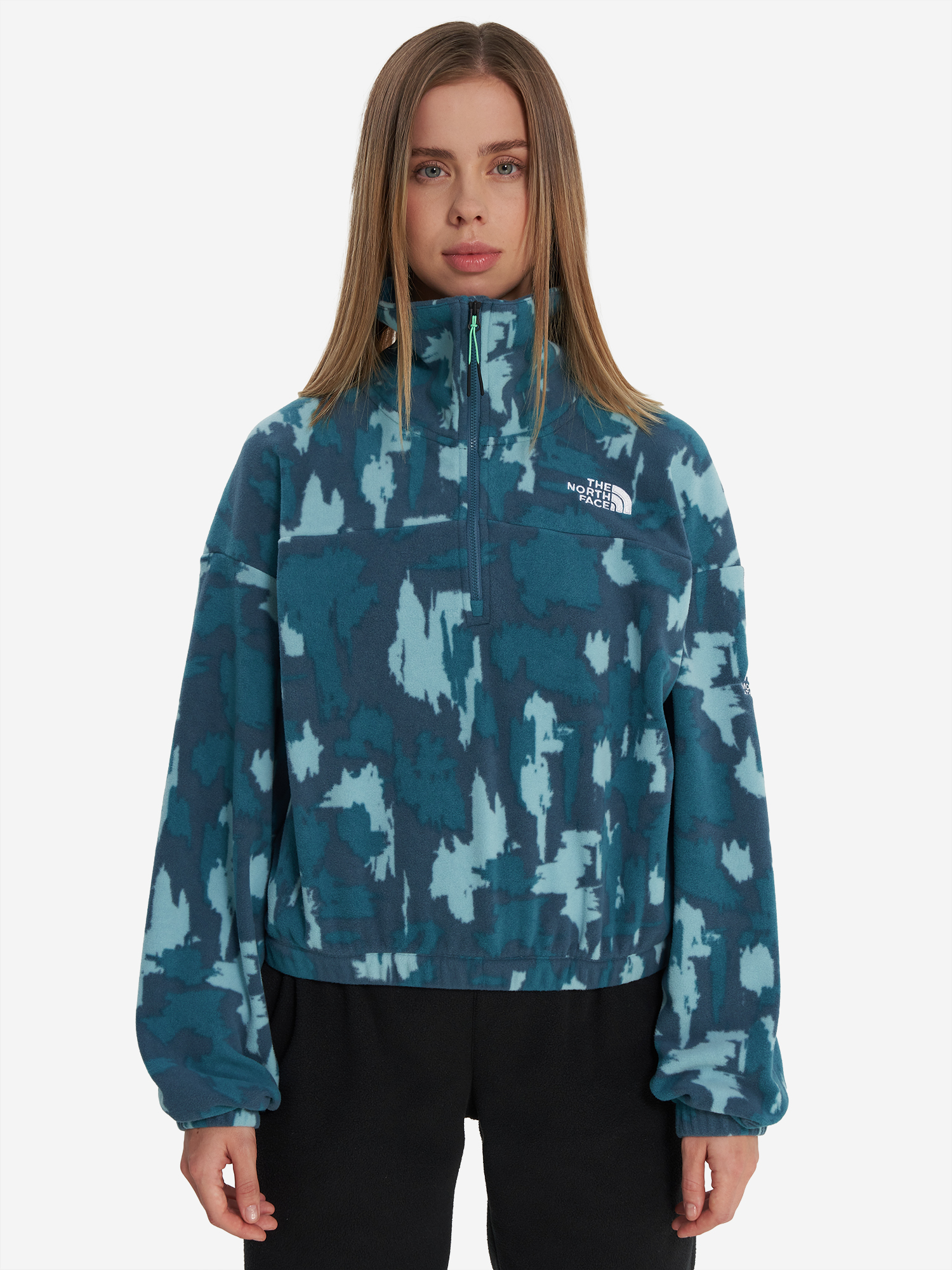 фото Толстовка женская the north face mountain athletics, синий
