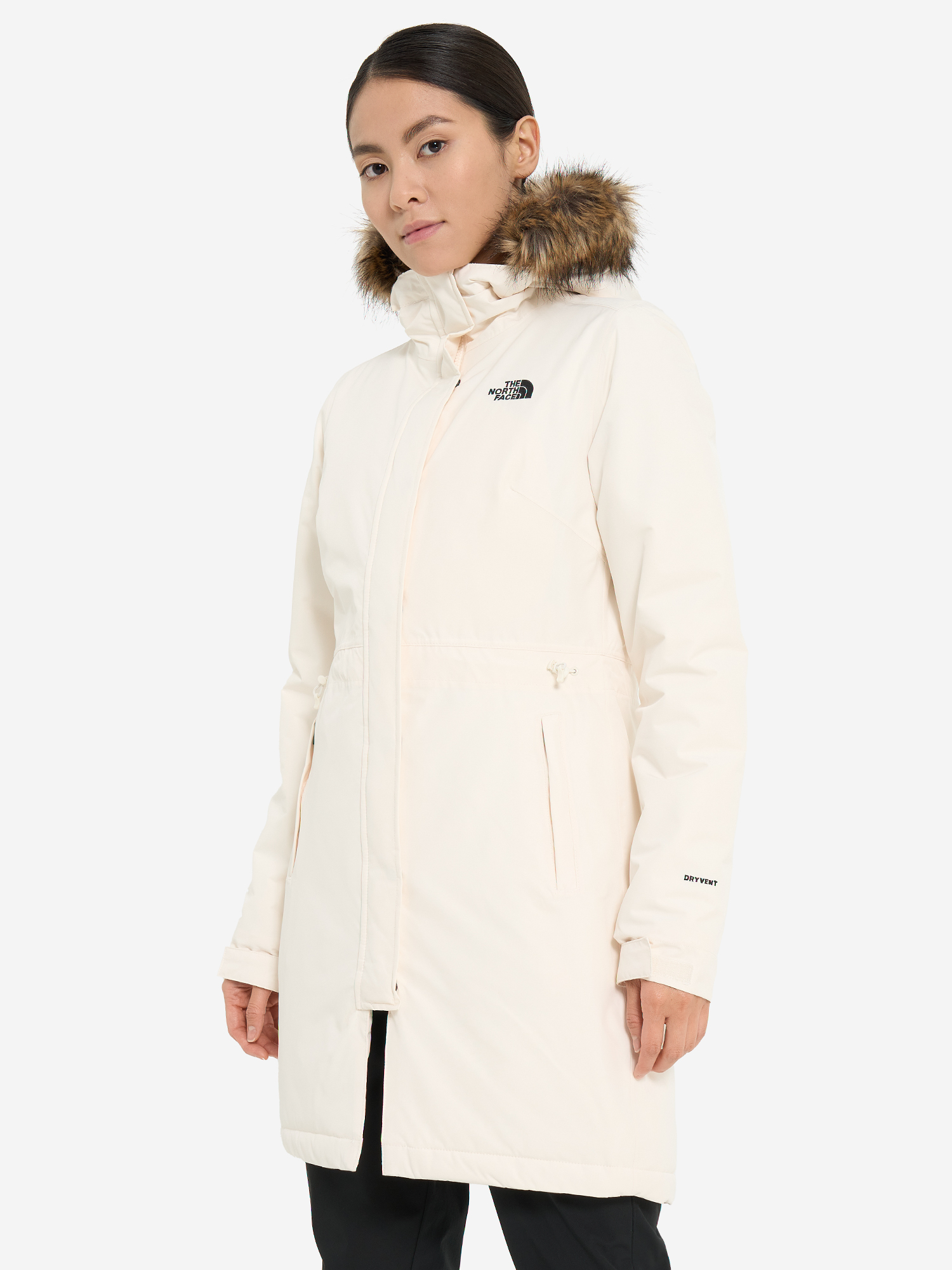 фото Куртка утепленная женская the north face zaneck, бежевый