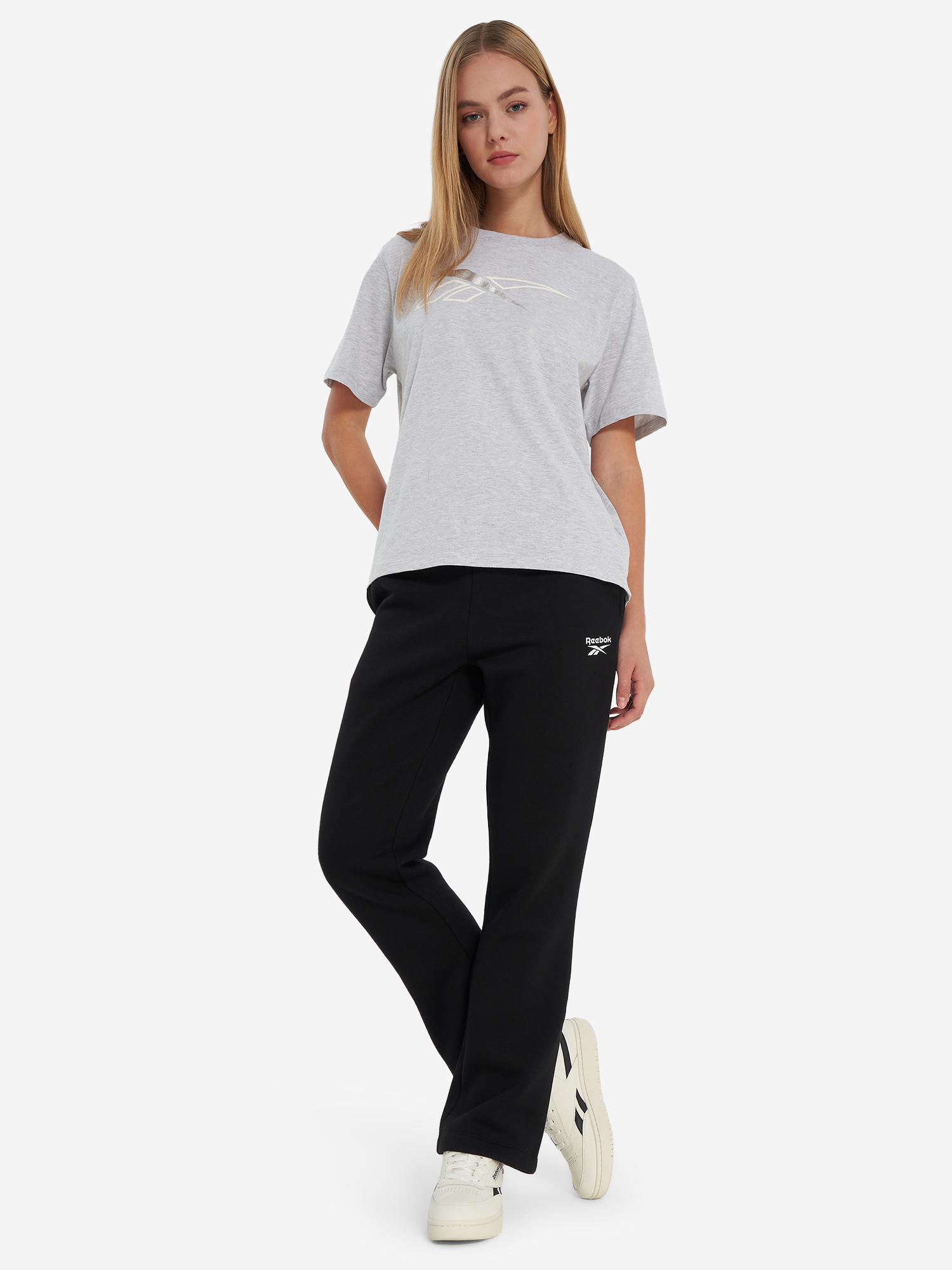 фото Брюки женские reebok blanca, черный