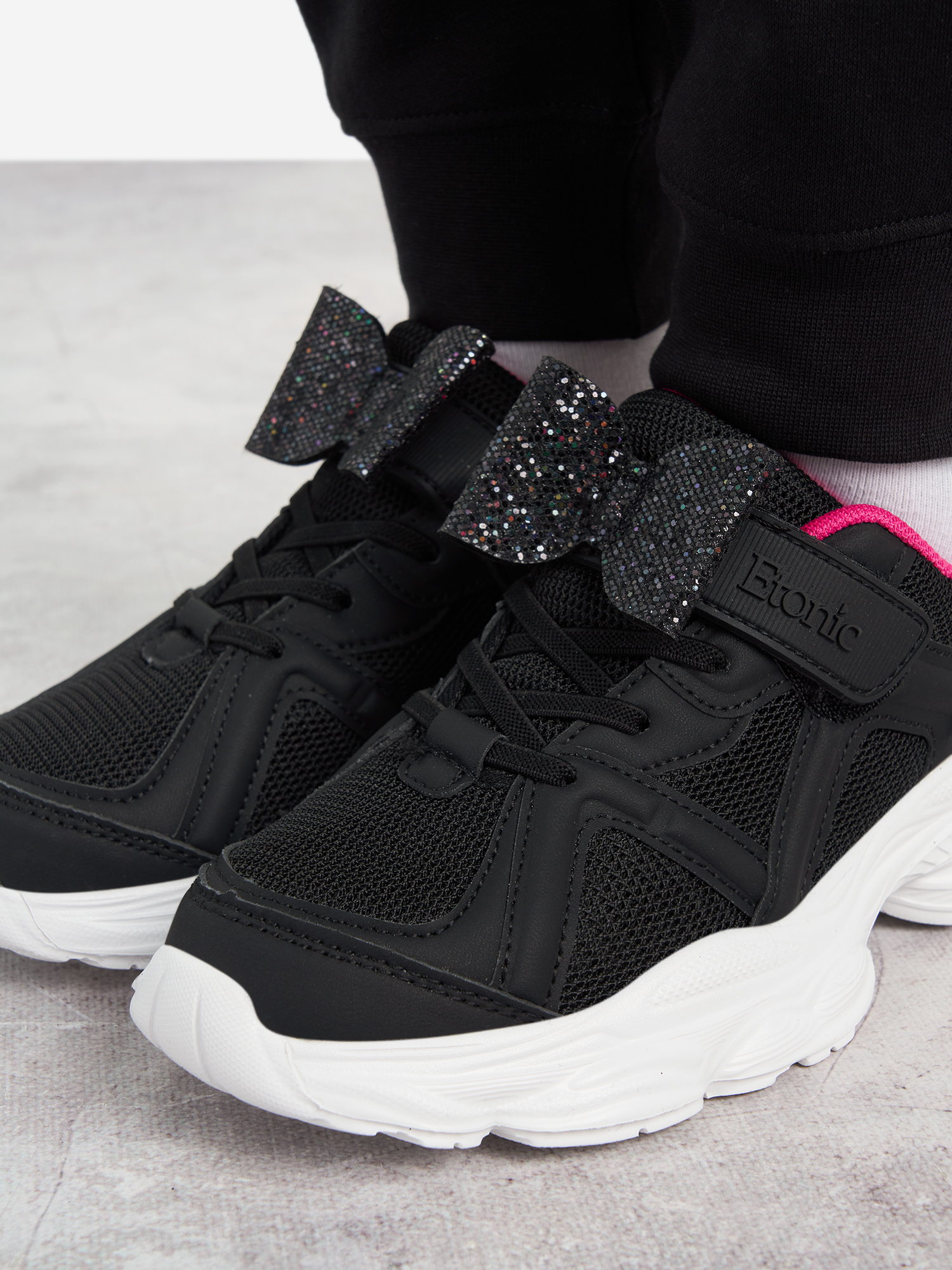 фото Кроссовки для девочек etonic alice, черный