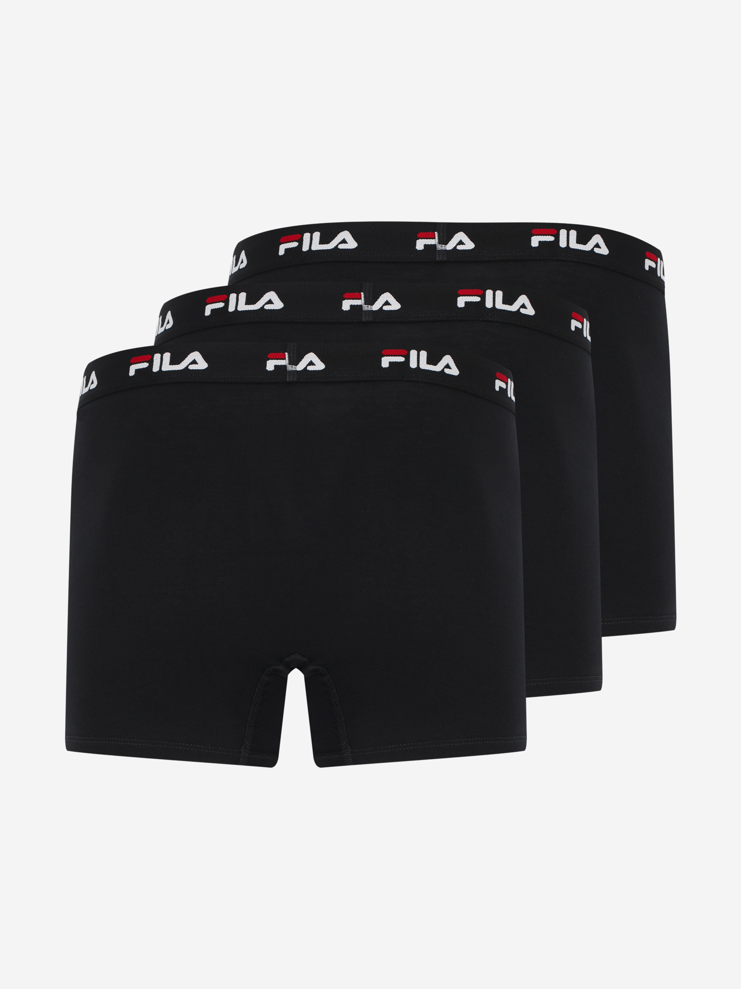 фото Трусы мужские fila, 3 штуки, черный