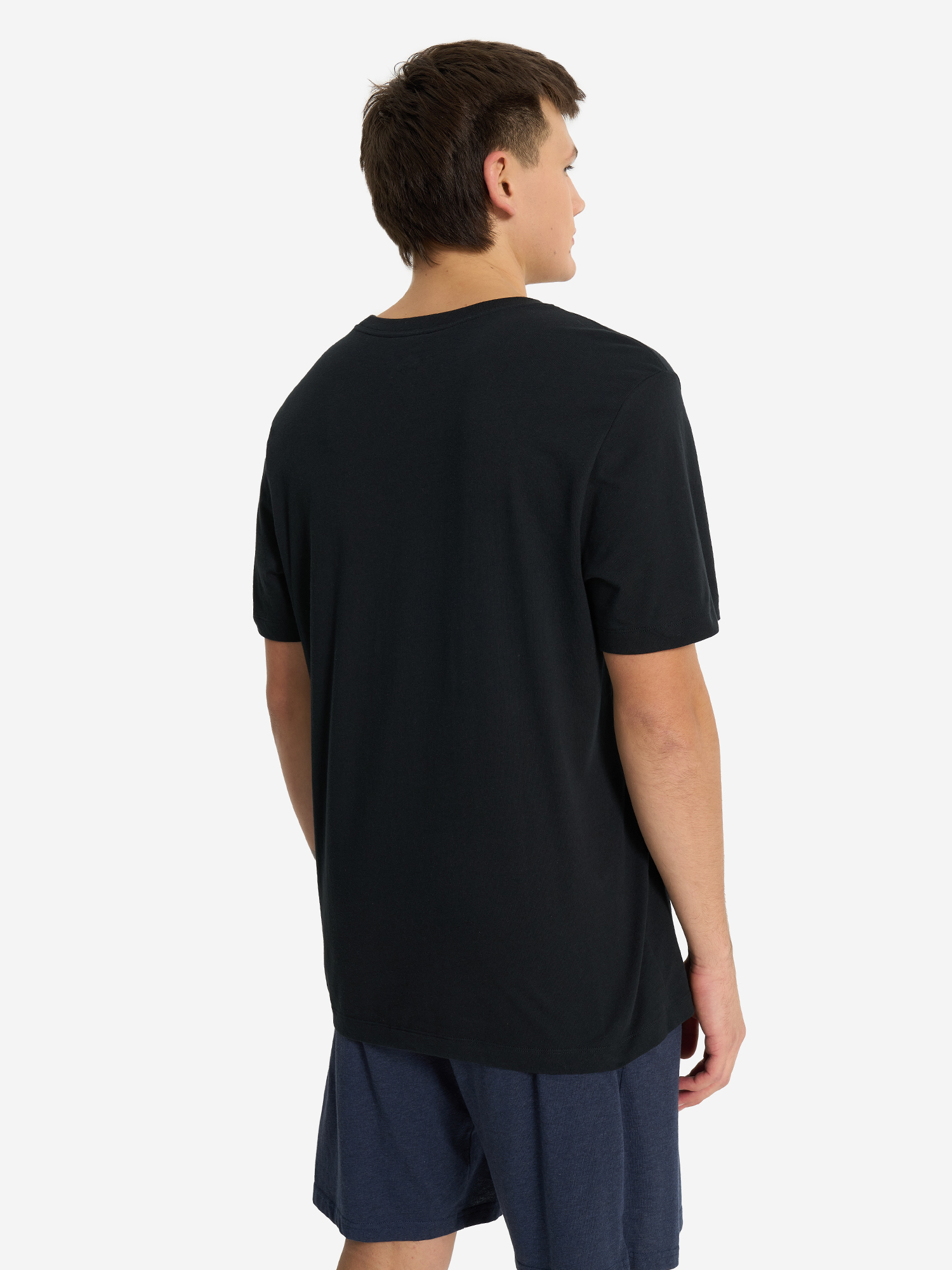 фото Футболка мужская nike swoosh, черный