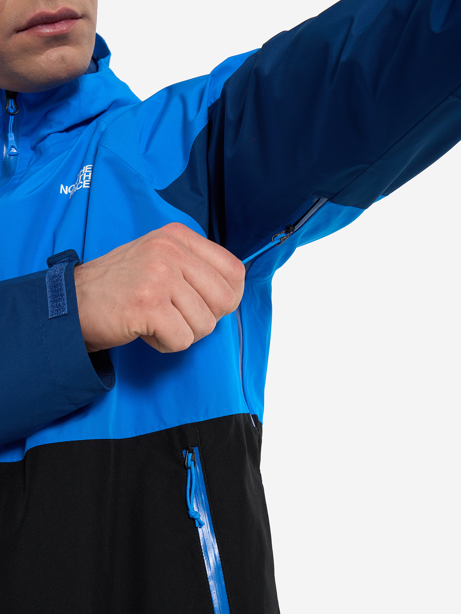 фото Куртка мембранная мужская the north face lightning, синий