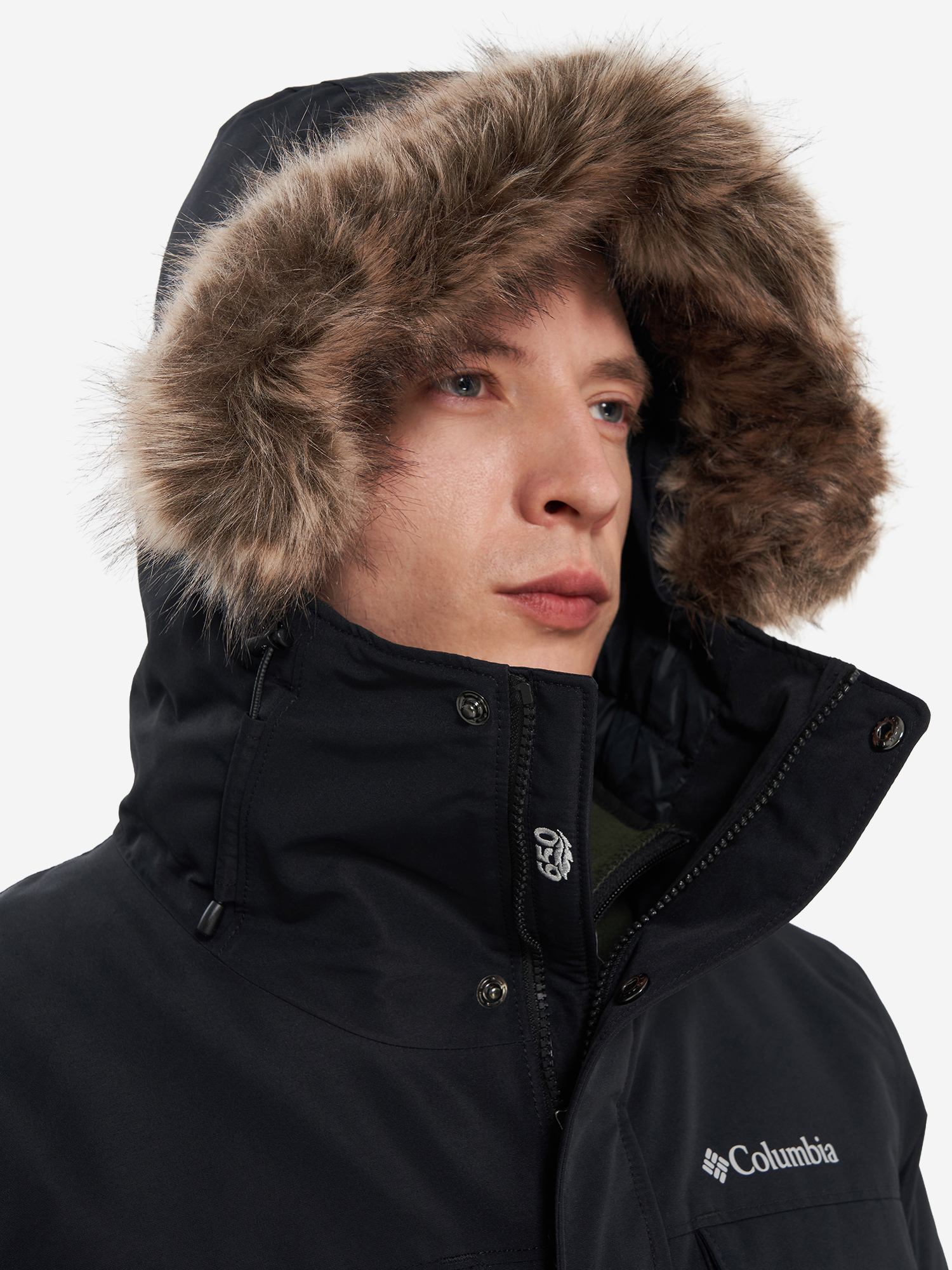 фото Парка мужская columbia south canyon iii long parka, черный