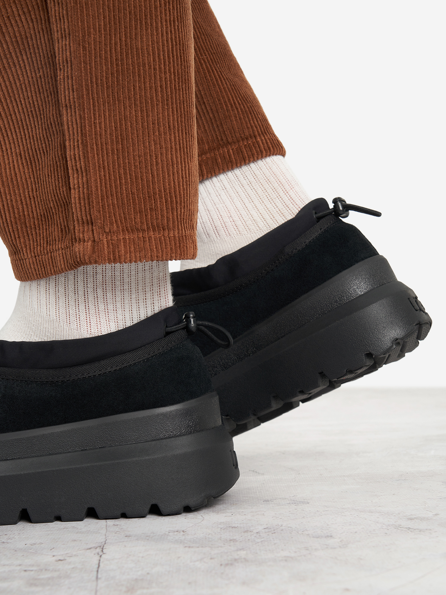 фото Угги мужские ugg tasman weather hybrid, черный