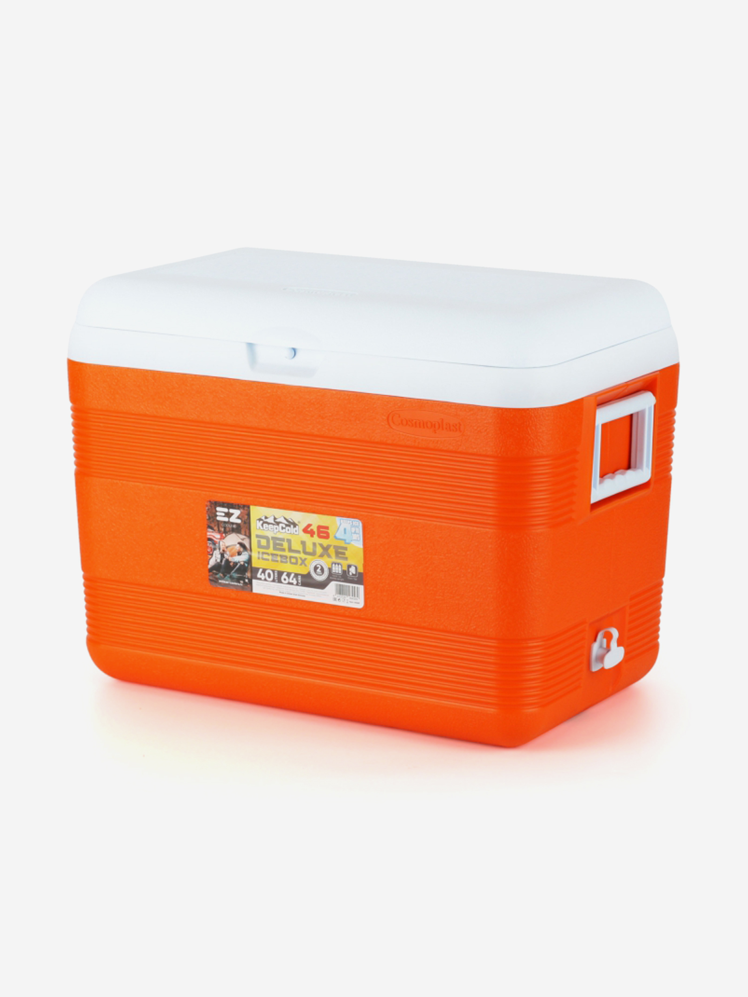Термоконтейнер EZ COOLERS Keep cold deluxe icebox 46, 40 л, оранжевый, Оранжевый
Термоконтейнер EZ COOLERS Keep cold deluxe icebox 46, 40 л, оранжевый, Оранжевый