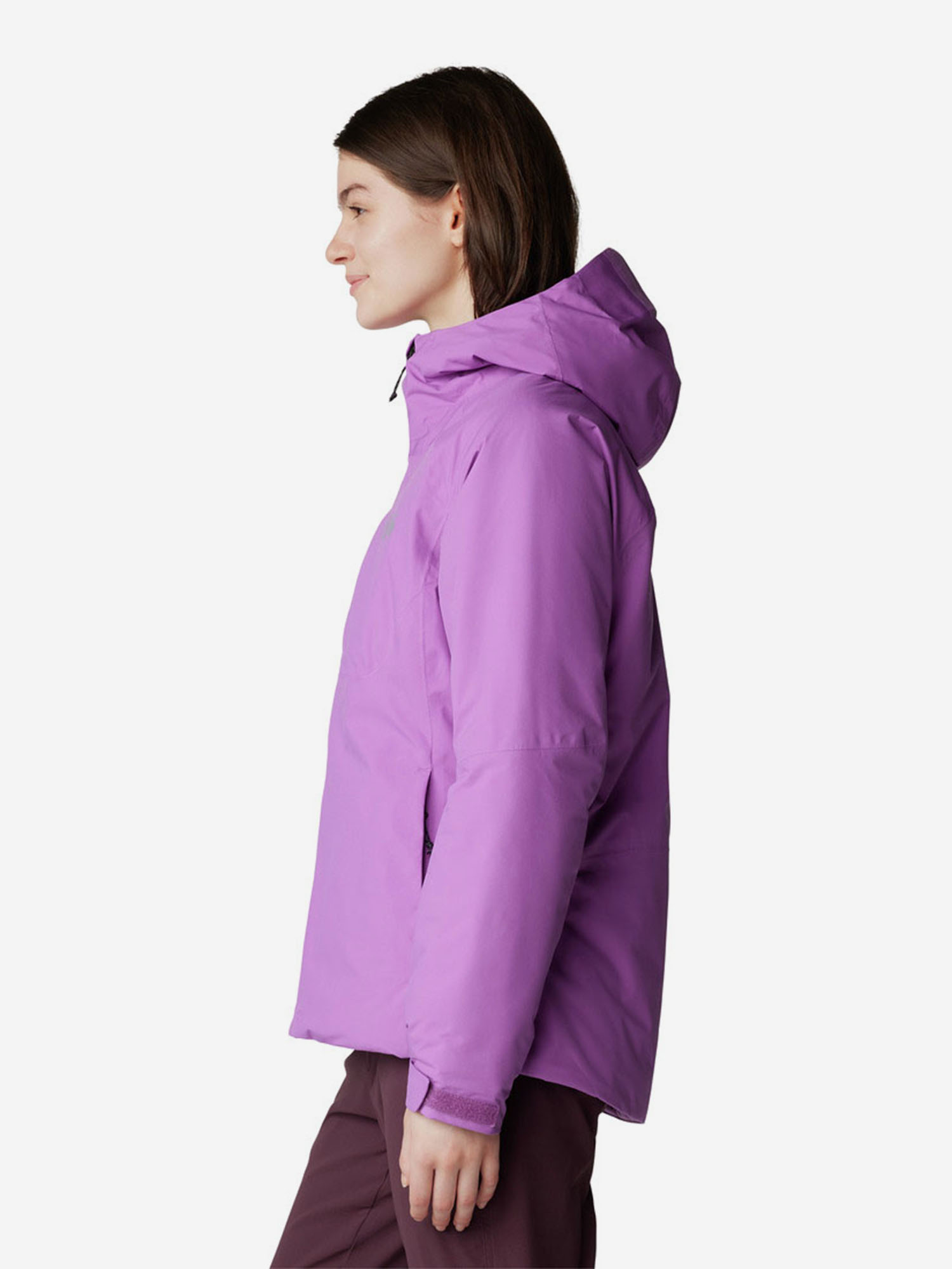 фото Куртка утепленная женская mountain hardwear stretch ozonic, фиолетовый