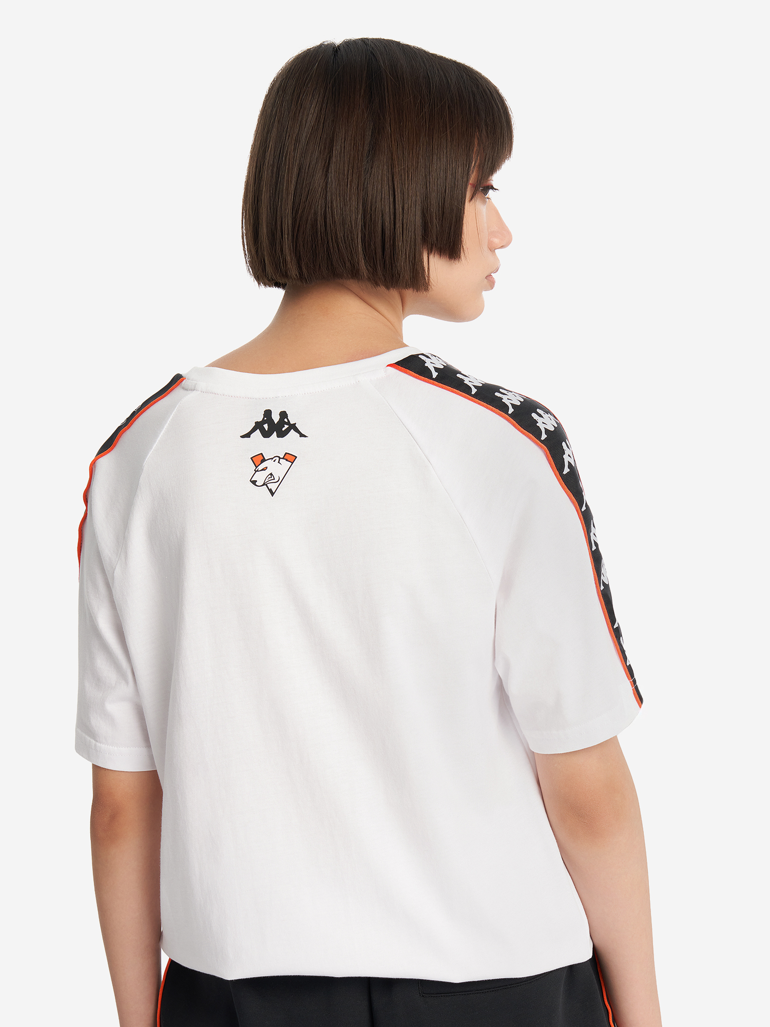 фото Футболка kappa x virtus.pro, белый